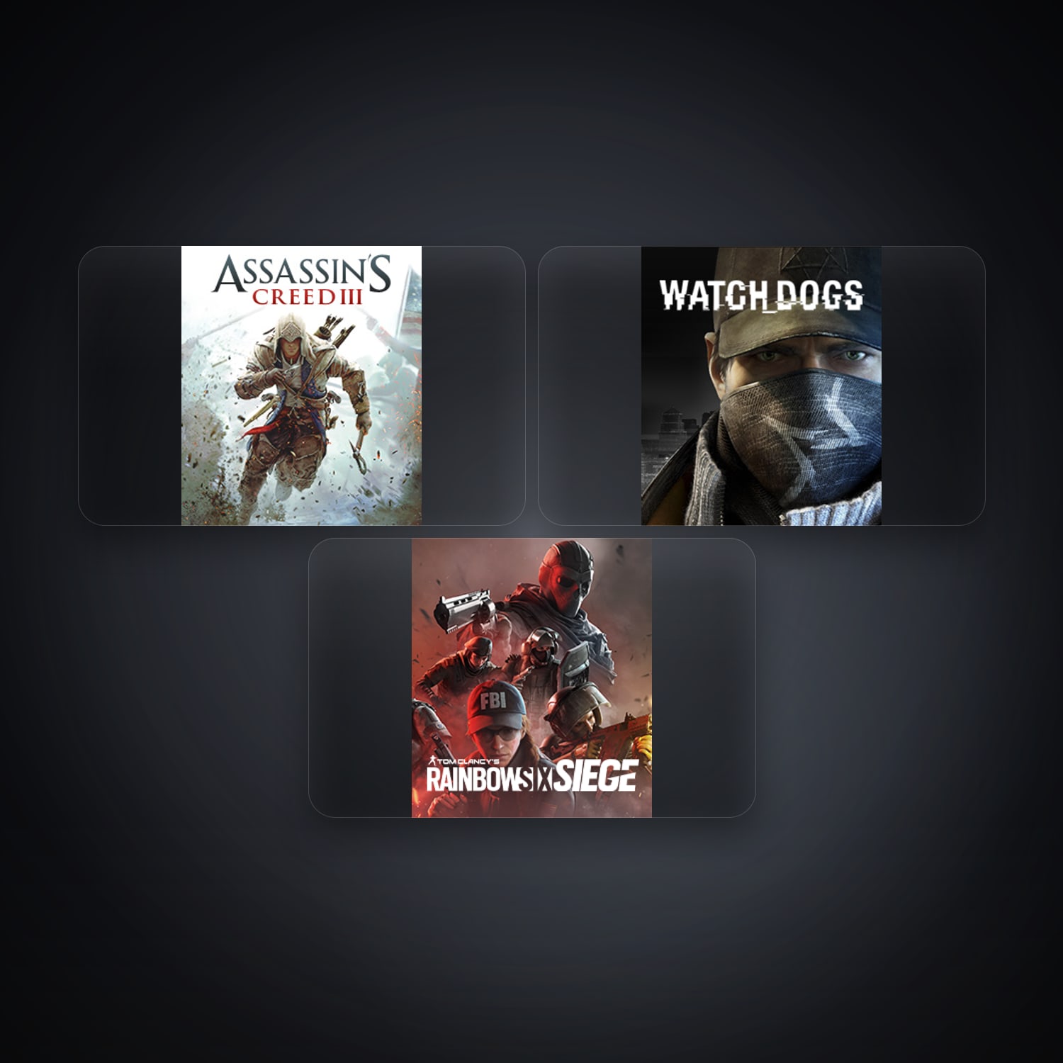 Ubisoft Assassin's Creed III + Watch_Dogs — MX — 3 games · 262689845 — HabibiAccounts