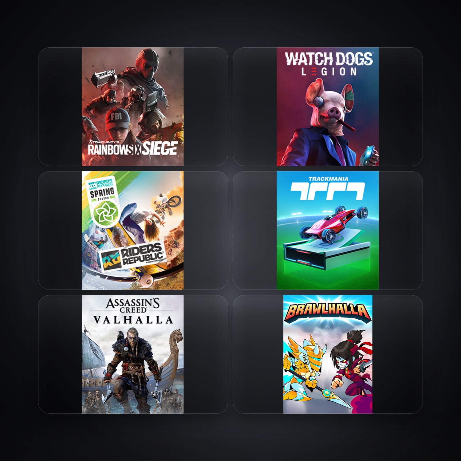 Ubisoft Trackmania + Tom Clancy's Rainbow Six Siege (External) — GB — HabibiAccounts