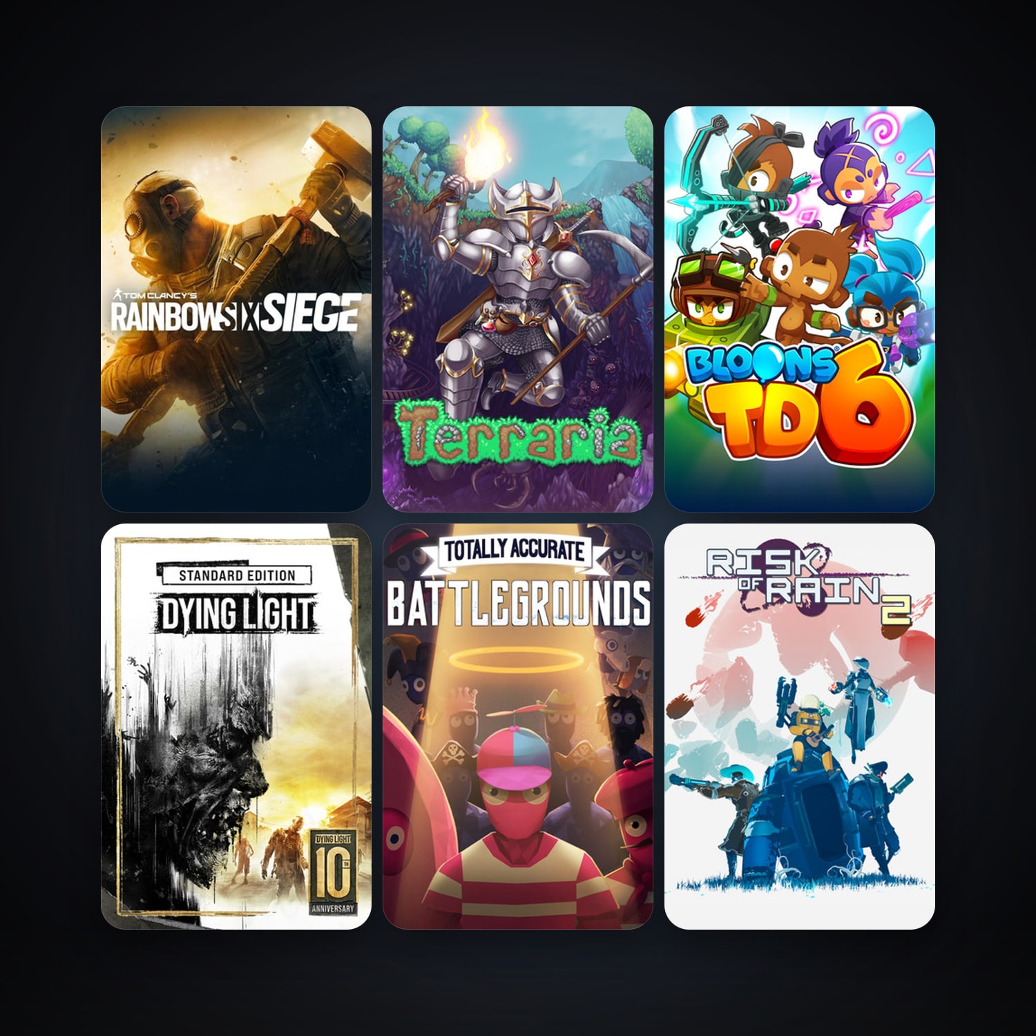 Terraria + Dying Light, 122 games, clean — HabibiAccounts