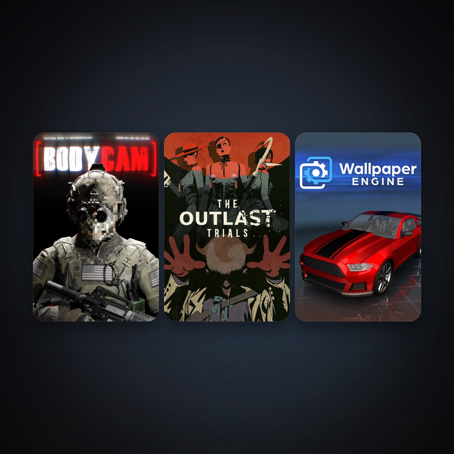 Wallpaper Engine + The Outlast Trials, 6 games, clean — HabibiAccounts