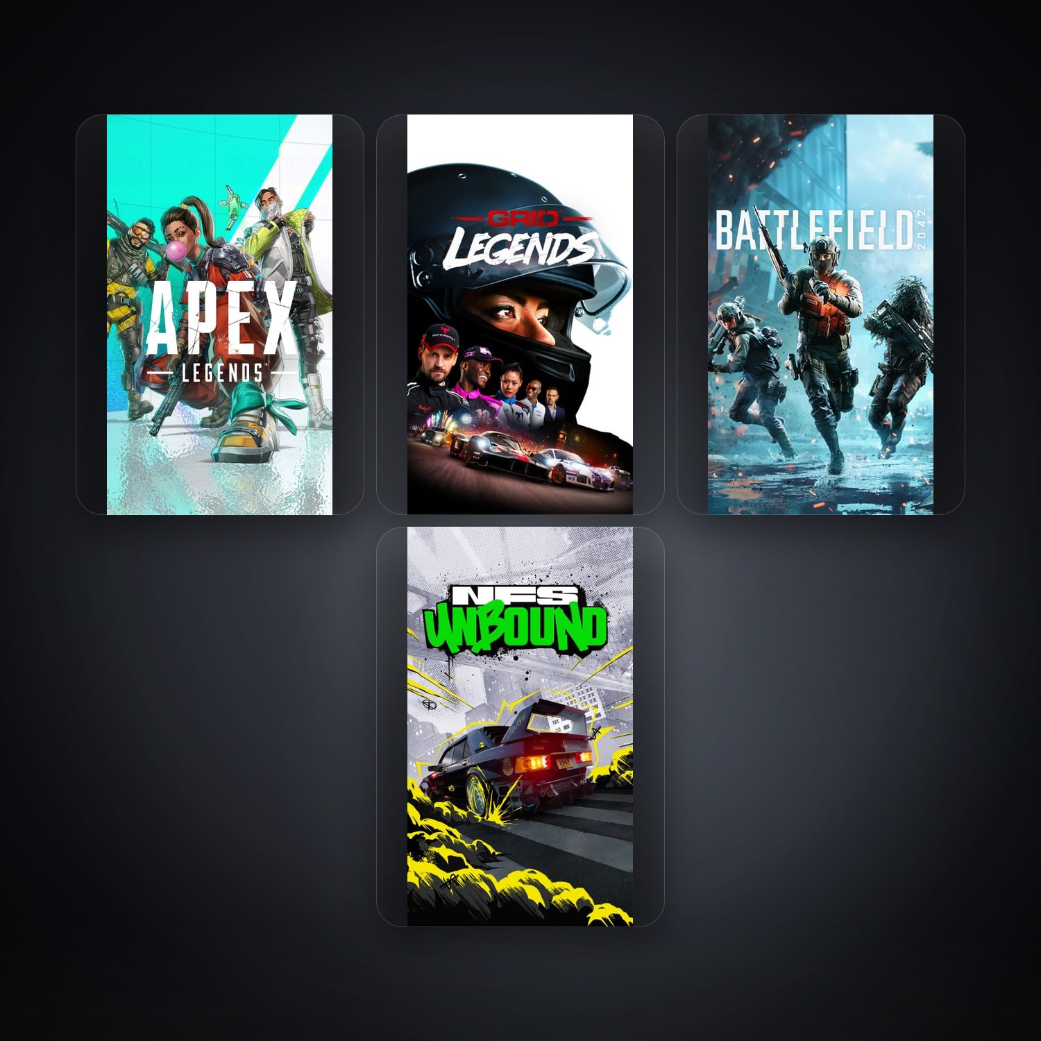 EA Apex Legends + GRID Legends — DE — 7 games — HabibiAccounts