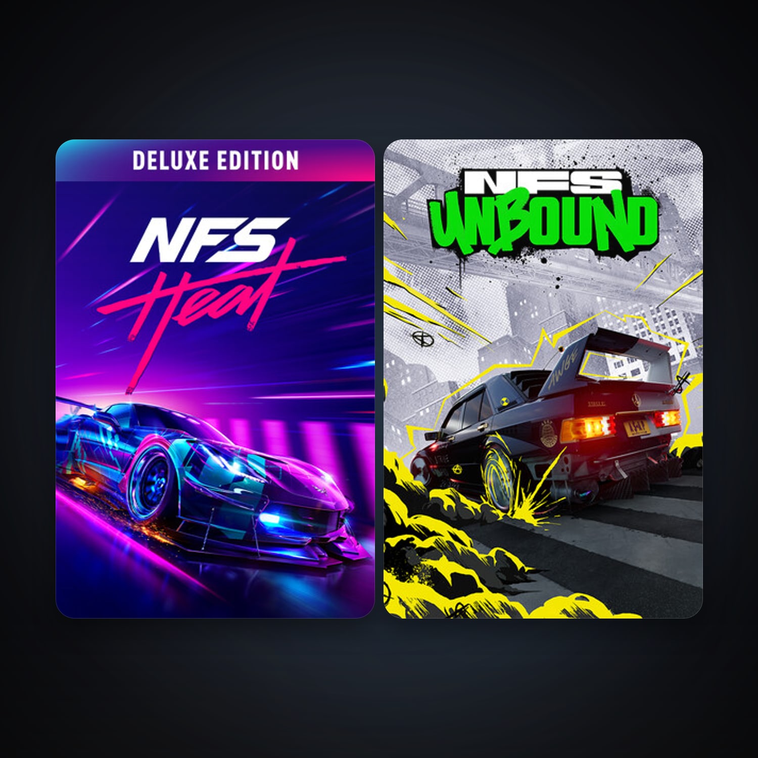 Need for Speed Heat + Need for Speed Unbound, 2 games, clean — HabibiAccounts