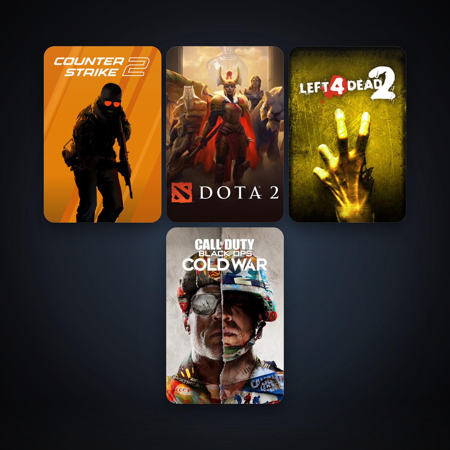 Left 4 Dead + Left 4 Dead 2, 6 games, clean — HabibiAccounts