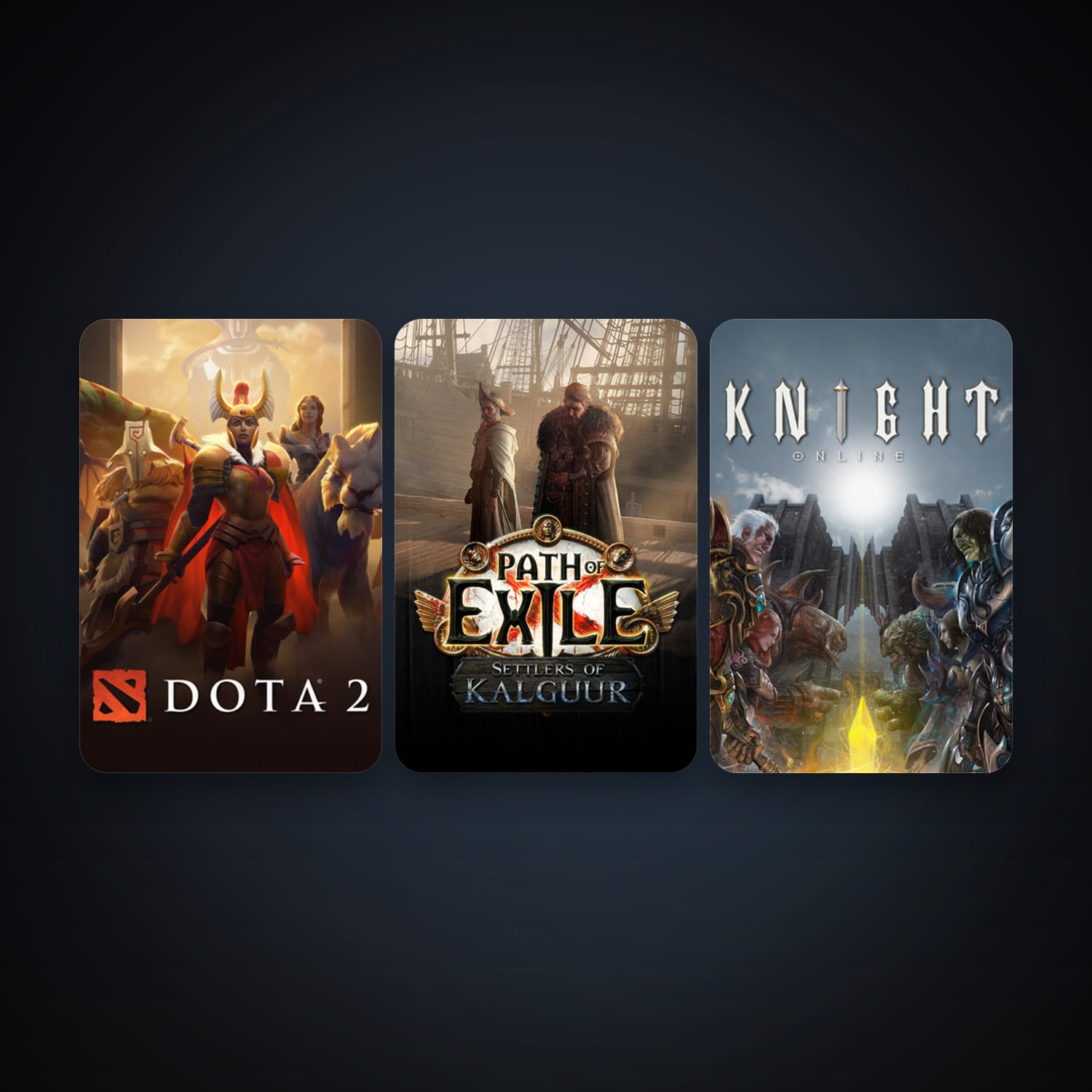 Dota 2 + Path of Exile, 3 games, clean — HabibiAccounts