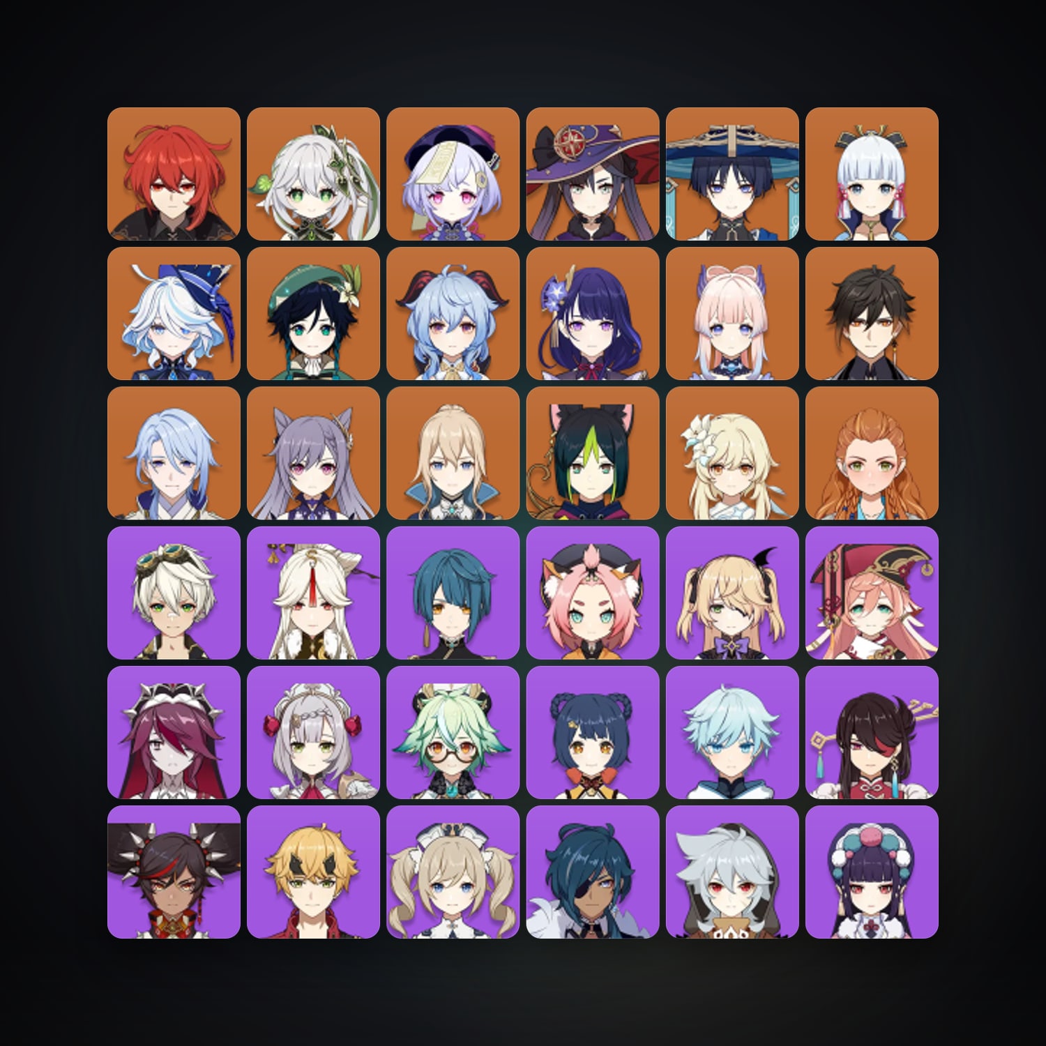 Genshin Impact | AR 58 | 53 Chars | 16× 5★ — Genshin / miHoYo Account — HabibiAccounts