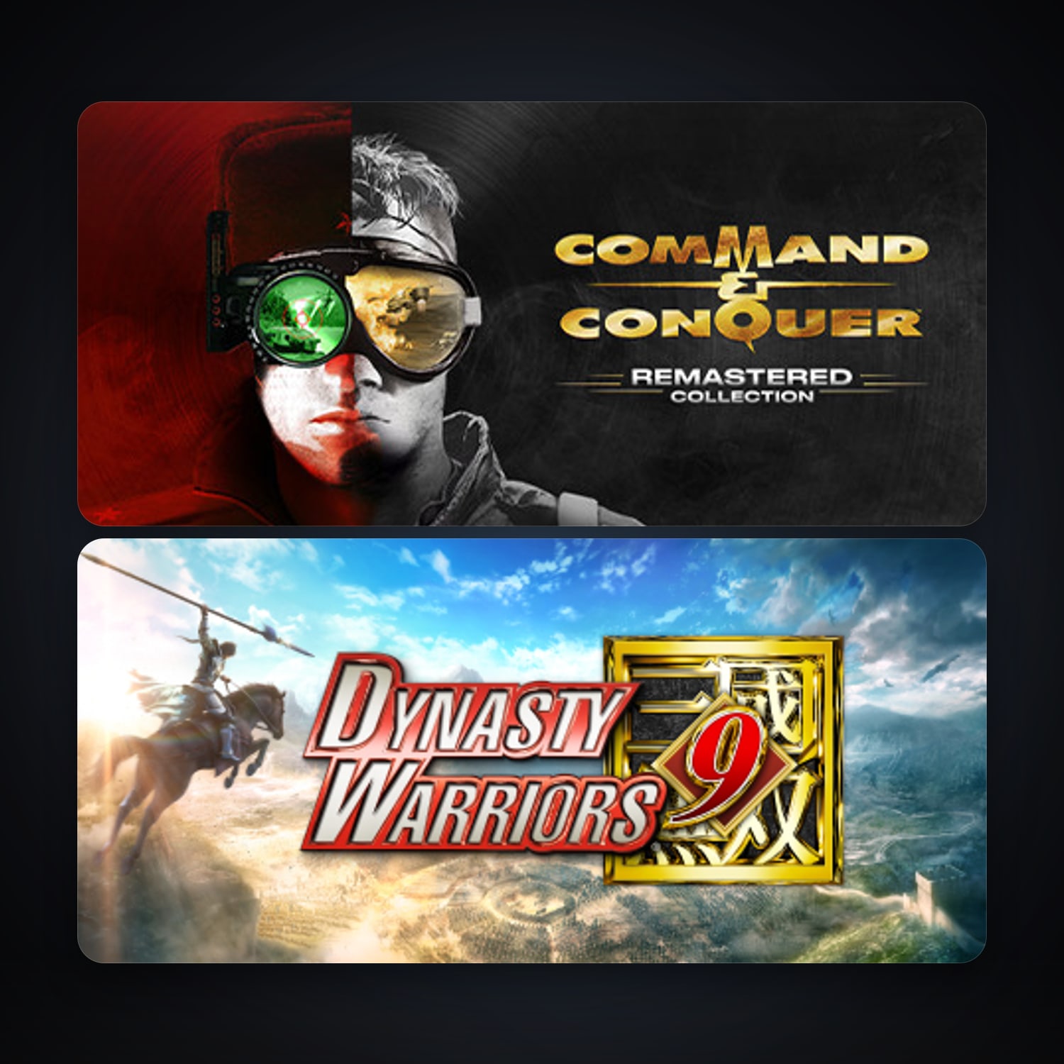 Steam account: DYNASTY WARRIORS 9 真・三國無双８ + Command & Conquer Remastered Collection, 3 games, clean — HabibiAccounts
