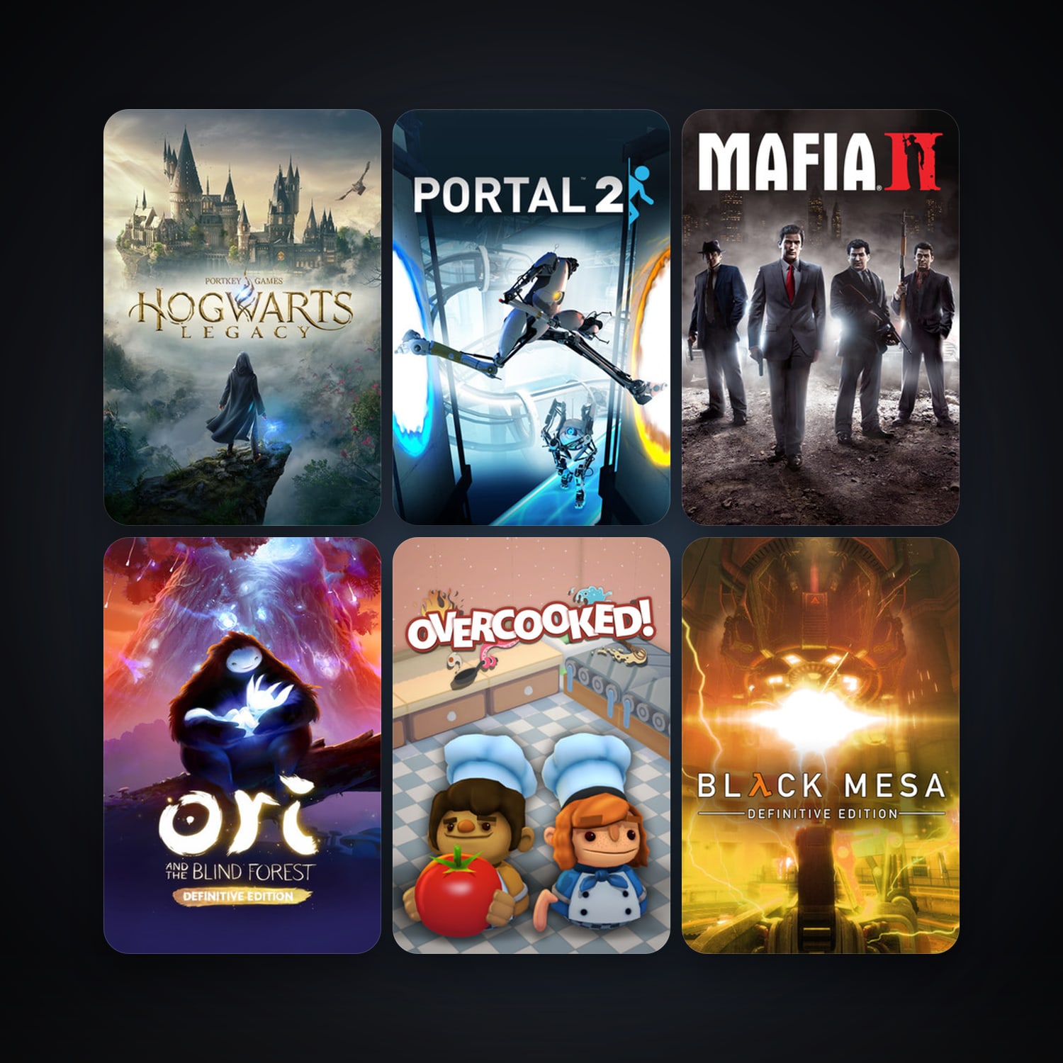 Portal 2 + Mafia II, 22 games, clean — HabibiAccounts