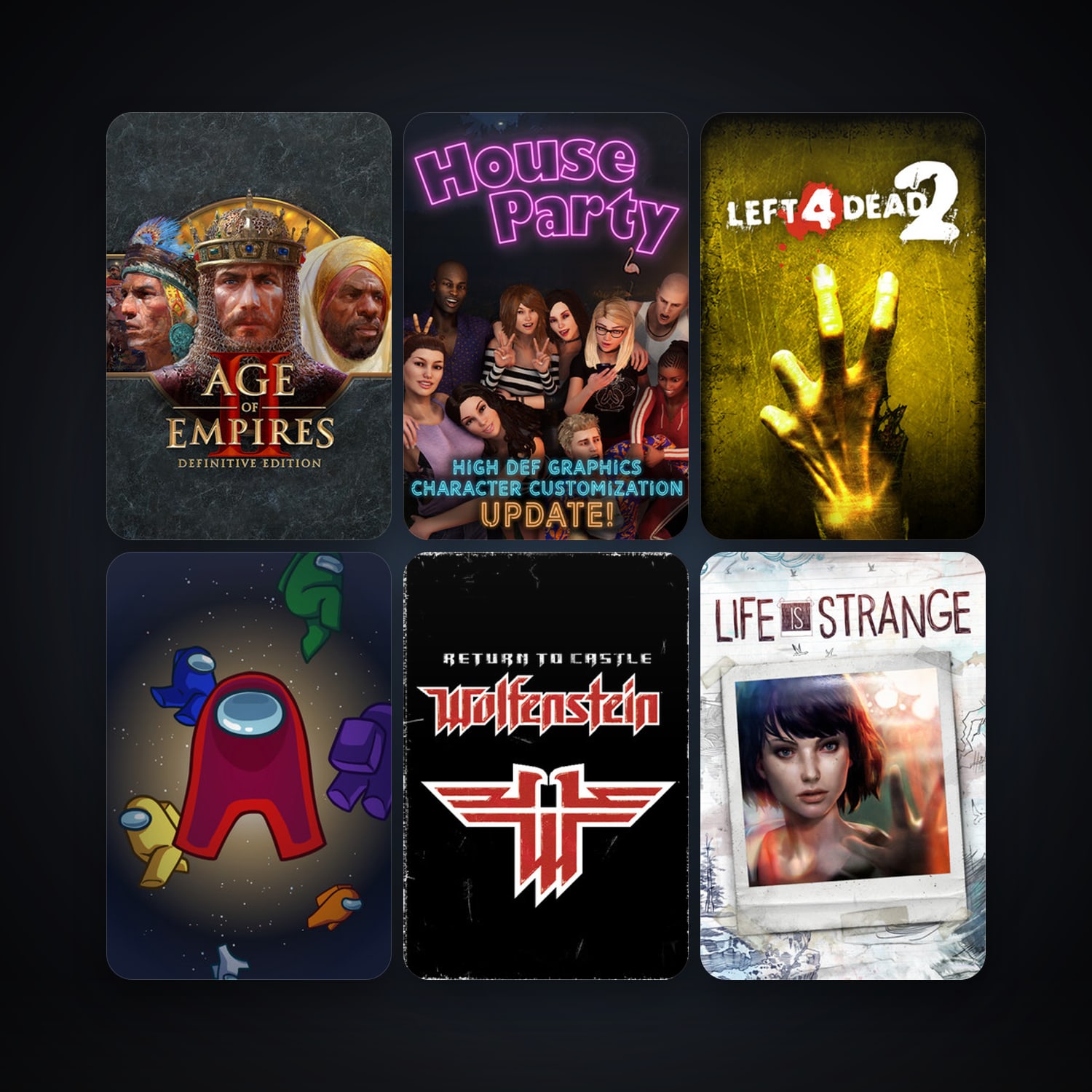 Left 4 Dead 2 + Return to Castle Wolfenstein, 10 games, clean — HabibiAccounts