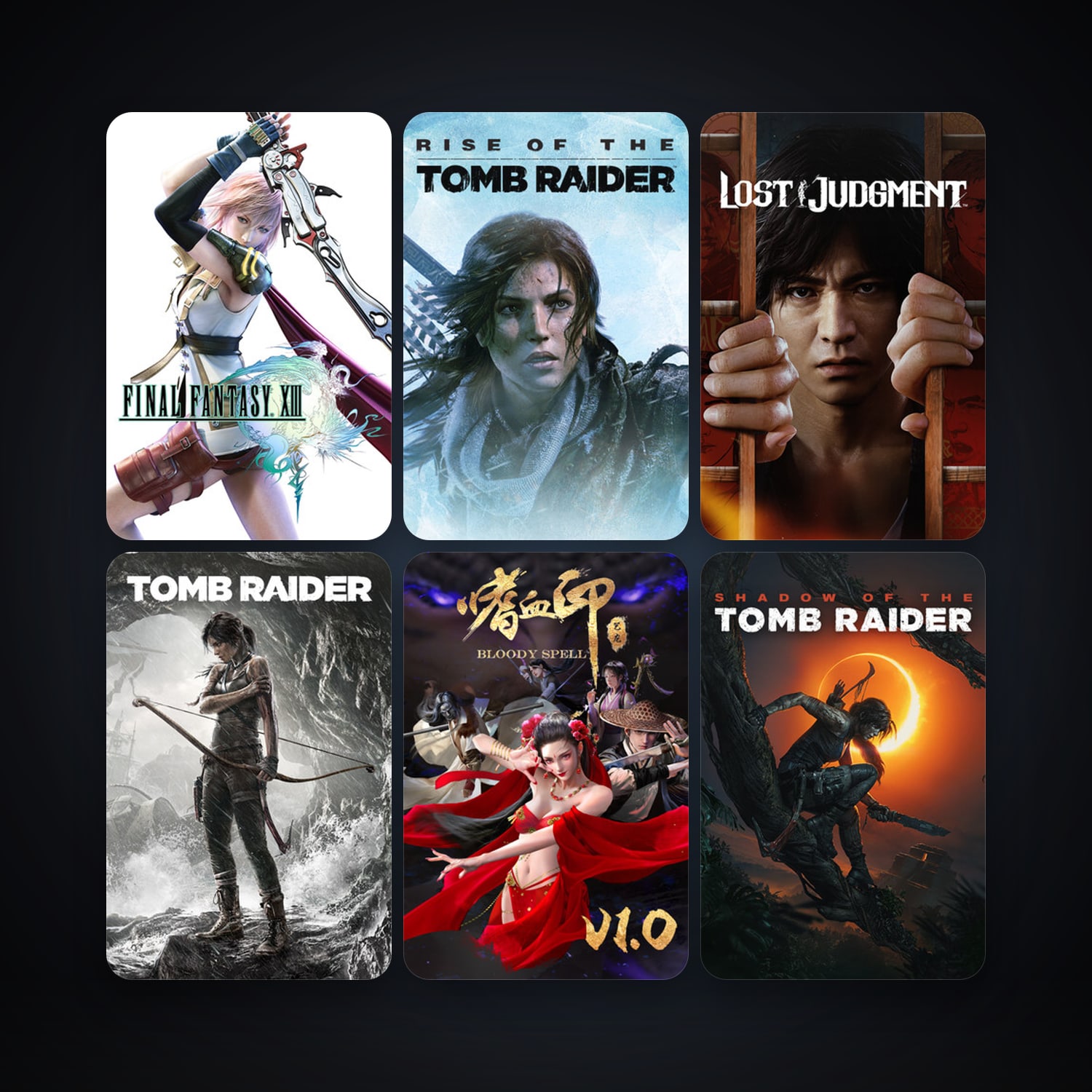 Tomb Raider + Grim Dawn, 123 games, Steam 10, clean — HabibiAccounts