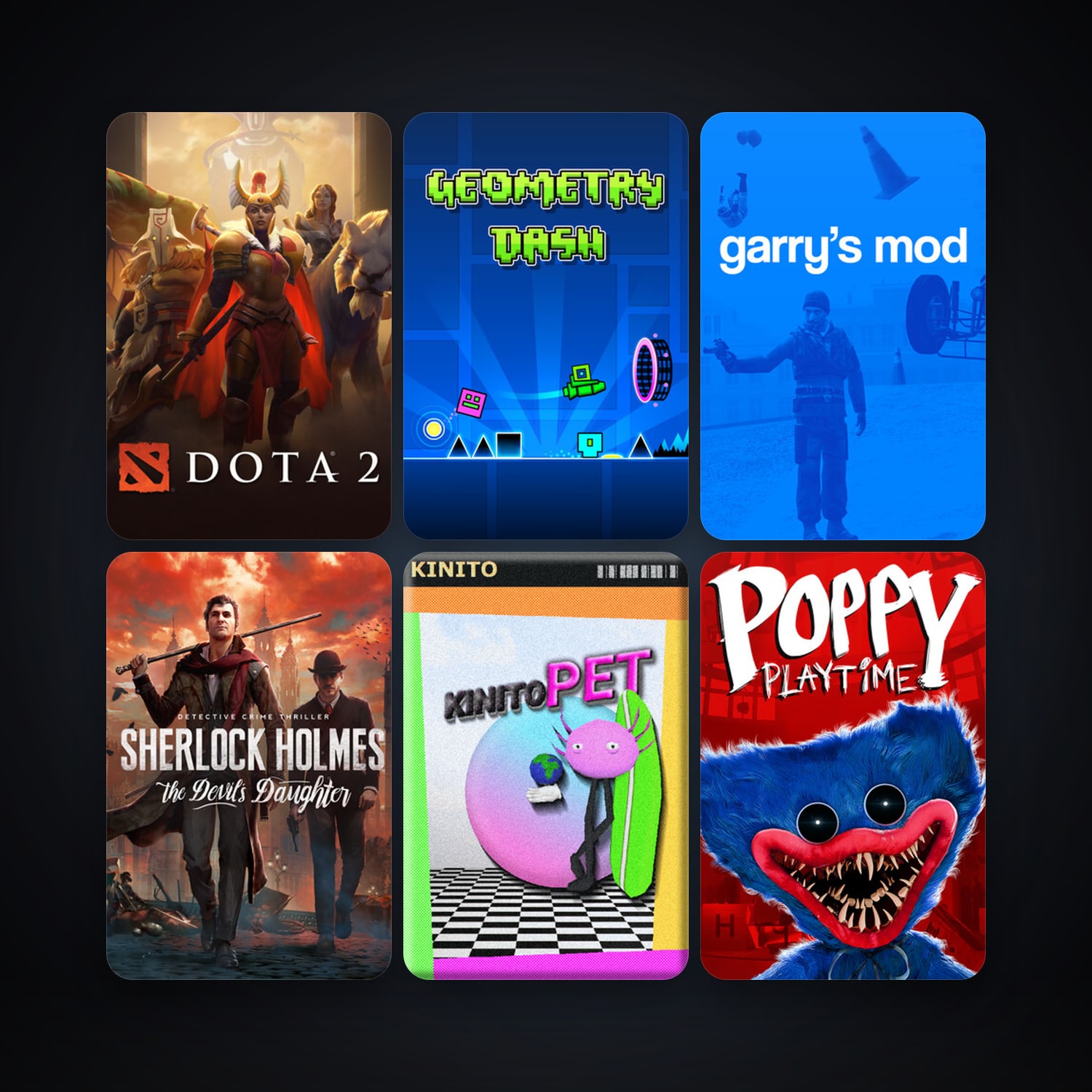 Dota 2 + Garry's Mod, 24 games, clean — HabibiAccounts
