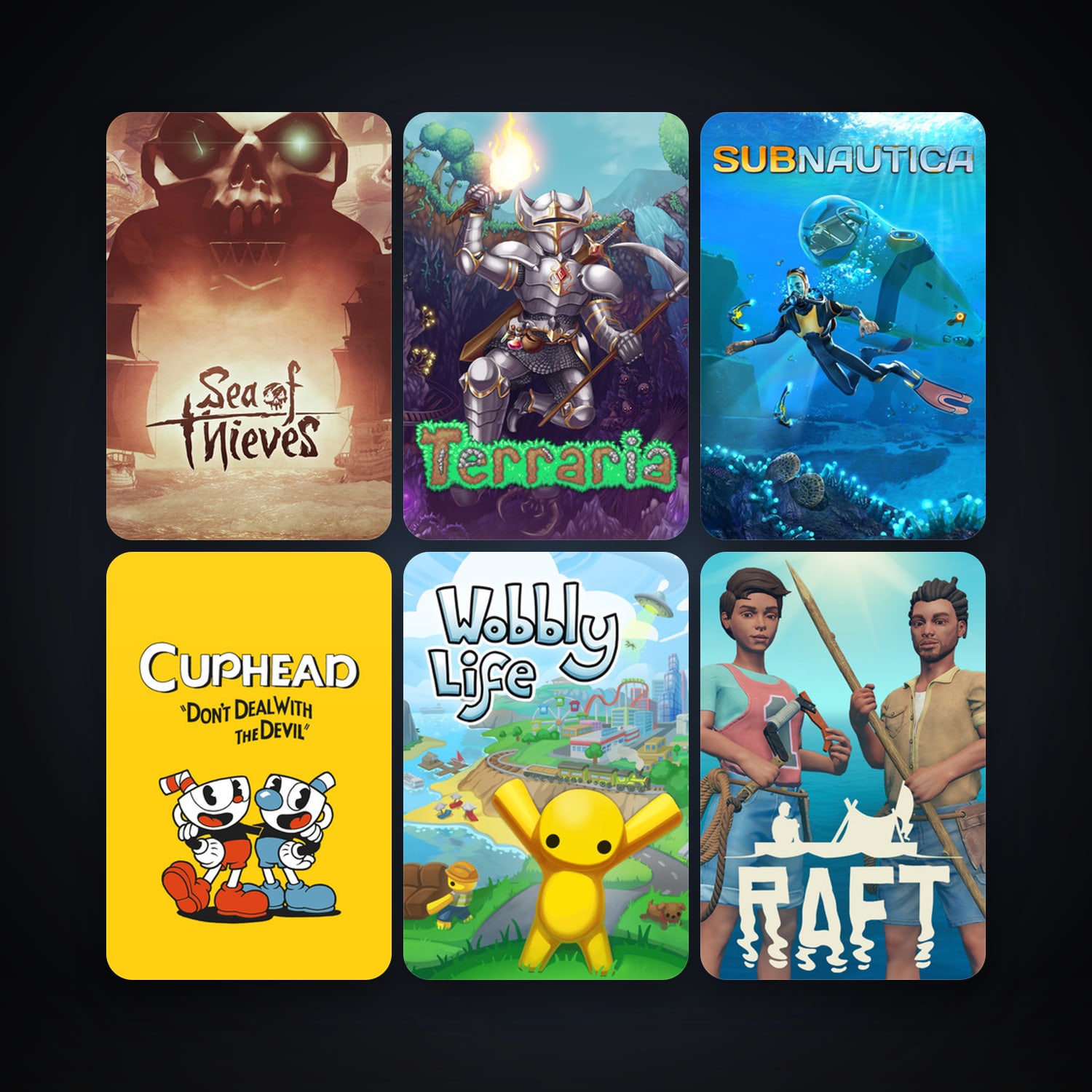 Terraria + Subnautica, 38 games, Steam 10, clean — HabibiAccounts