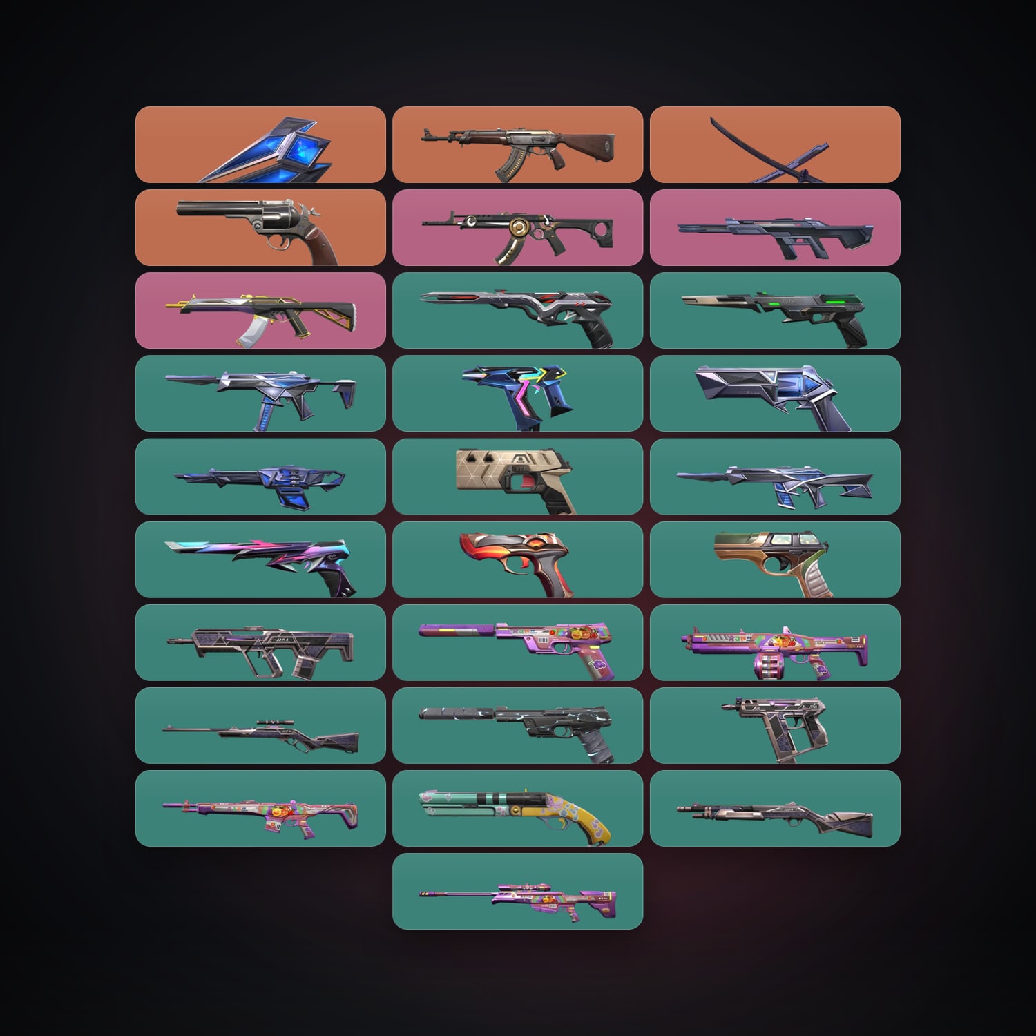EU Plat 1 locker — 2 knives, 28 skins, lvl 182 — HabibiAccounts