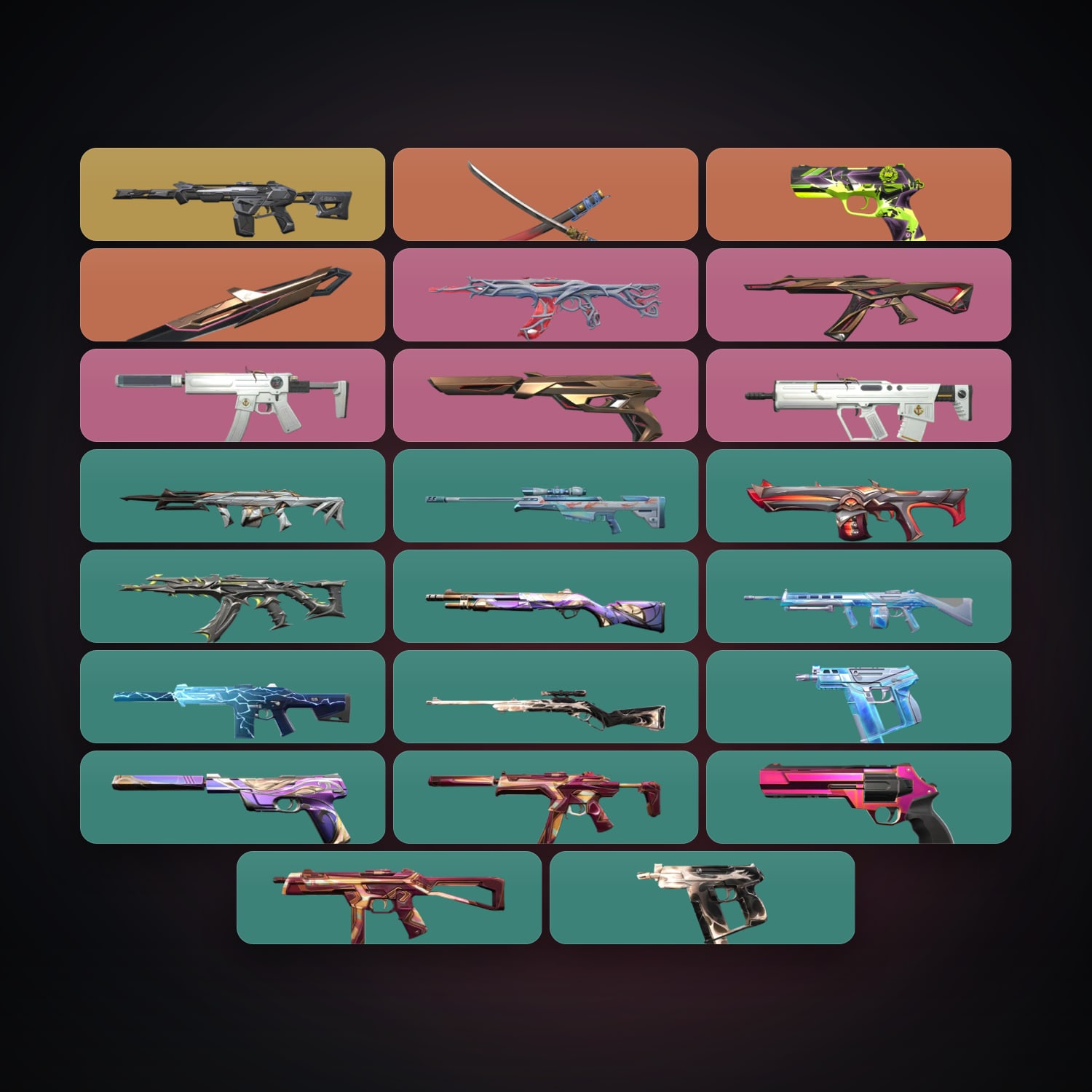 EU Gold 1 locker — 2 knives, 23 skins, lvl 27 — HabibiAccounts