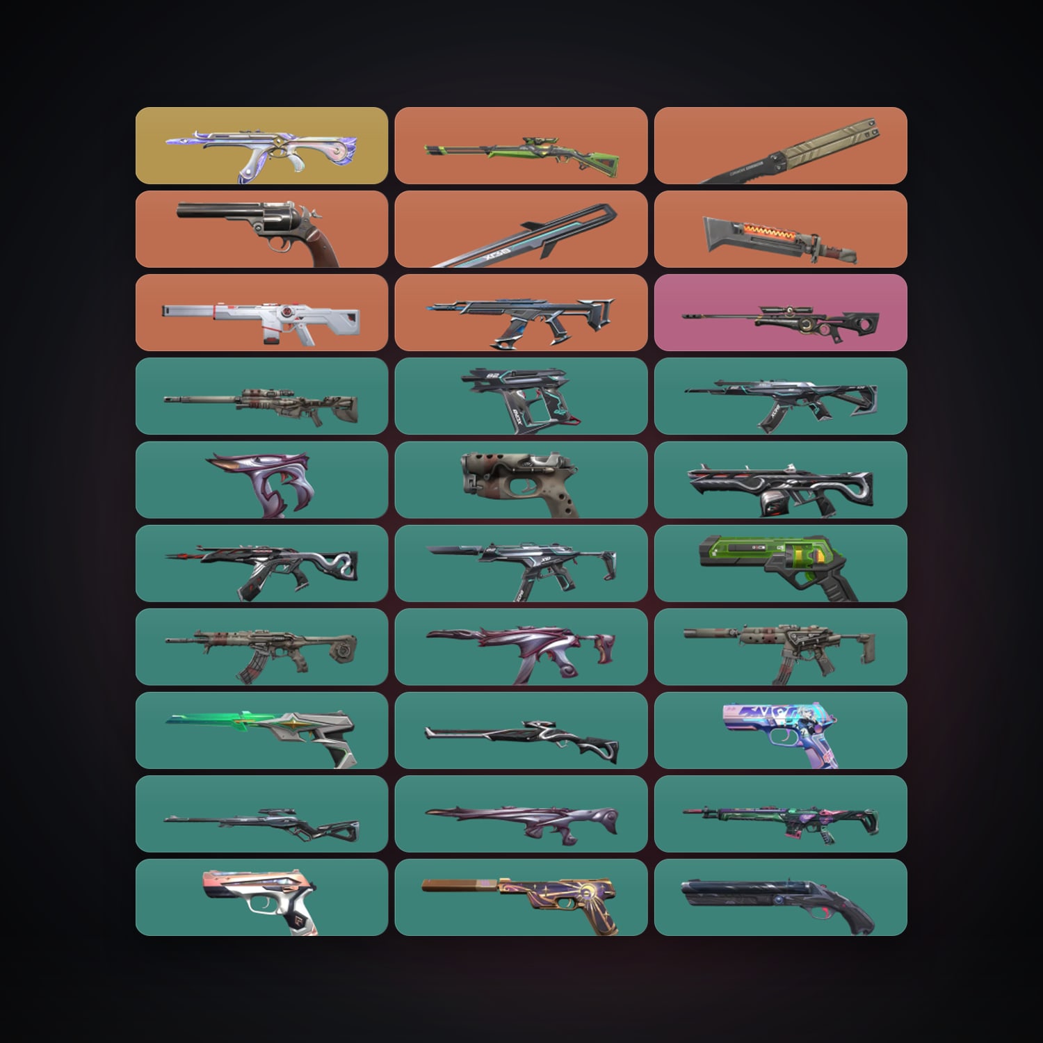 EU Plat 1 locker — 3 knives, 63 skins, lvl 179 — HabibiAccounts