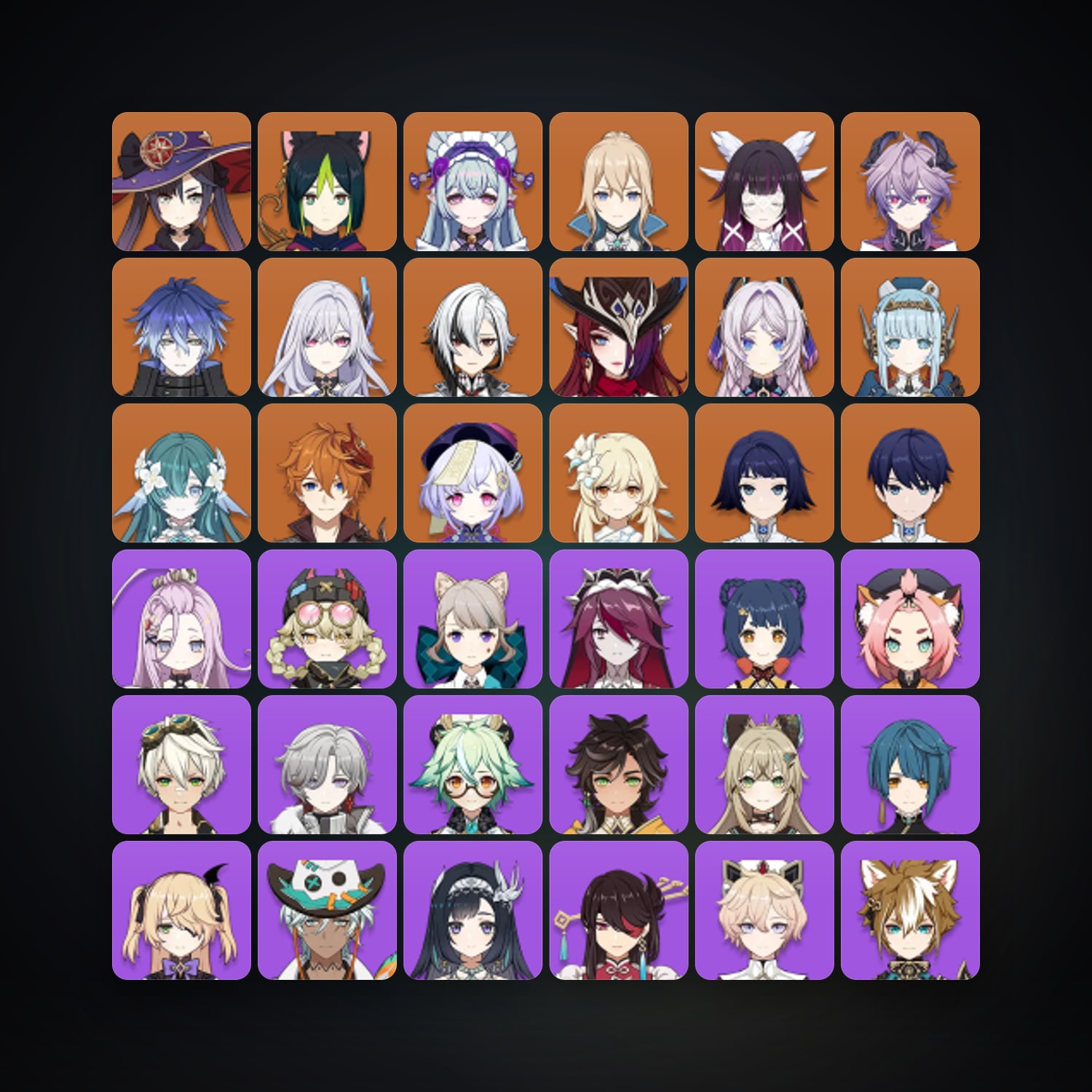 Genshin Impact | AR 58 | 62 Chars | 14× 5★ — HabibiAccounts