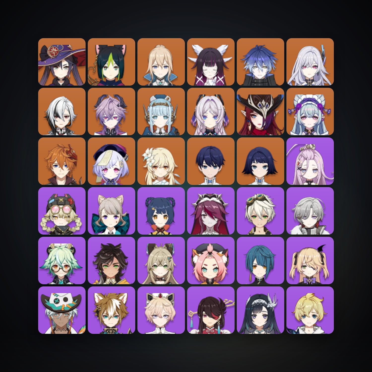 Genshin Impact | AR 58 | 62 Chars | 14× 5★ — HabibiAccounts