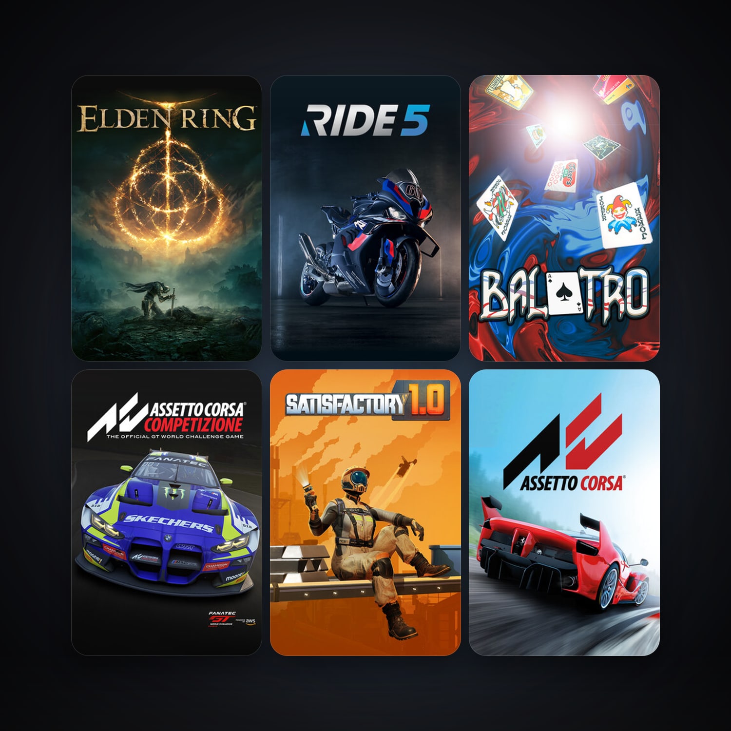 Assetto Corsa + Brawlhalla, 29 games, clean — HabibiAccounts