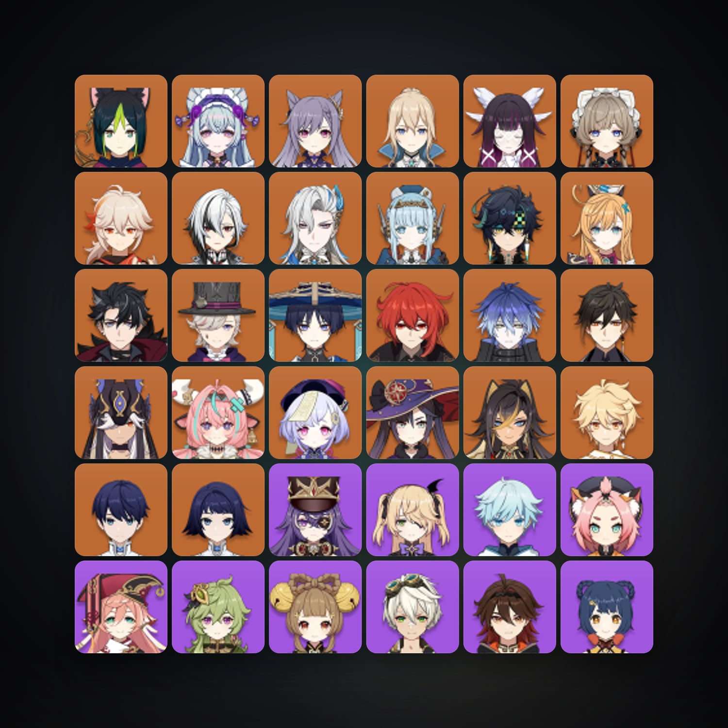 Genshin Impact | AR 59 | 76 Chars | 23× 5★ — Genshin / miHoYo Account · 262709095 — HabibiAccounts