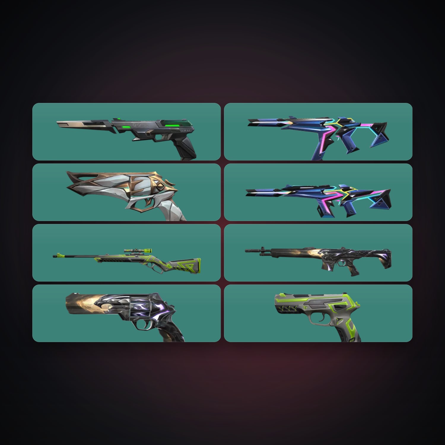 EU locker — 8 skins, lvl 57 — HabibiAccounts