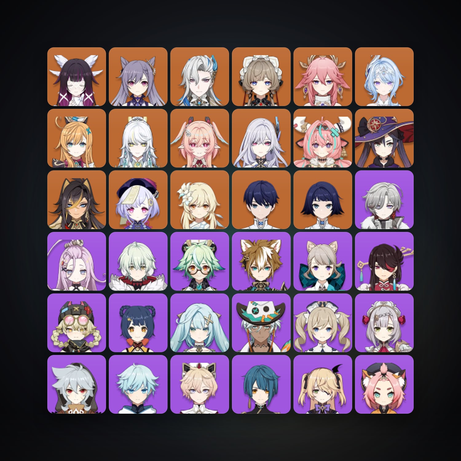 Genshin Impact | AR 57 | 52 Chars | 14× 5★ — Genshin / miHoYo Account — HabibiAccounts