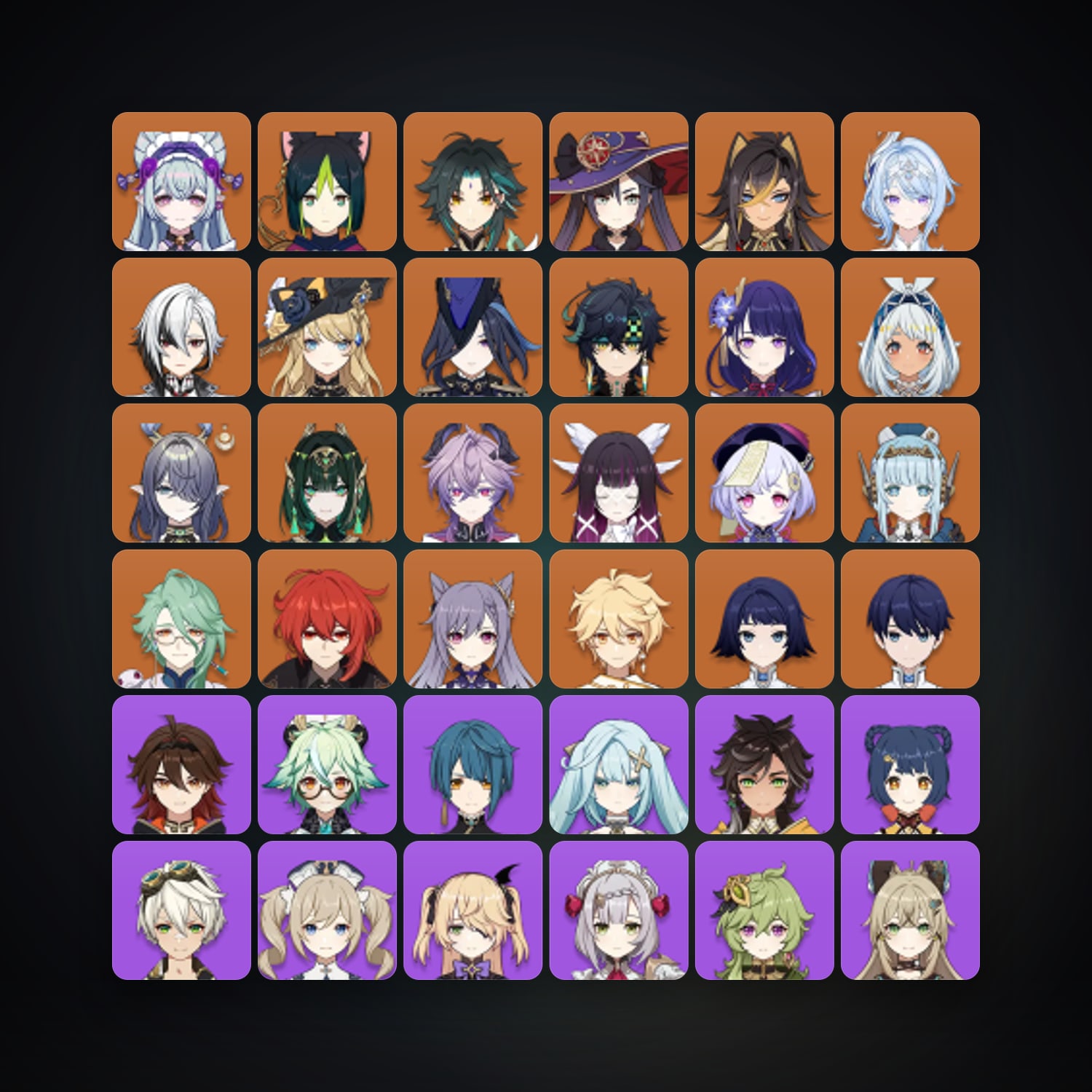 Genshin Impact | AR 58 | 73 Chars | 21× 5★ — Genshin / miHoYo Account — HabibiAccounts