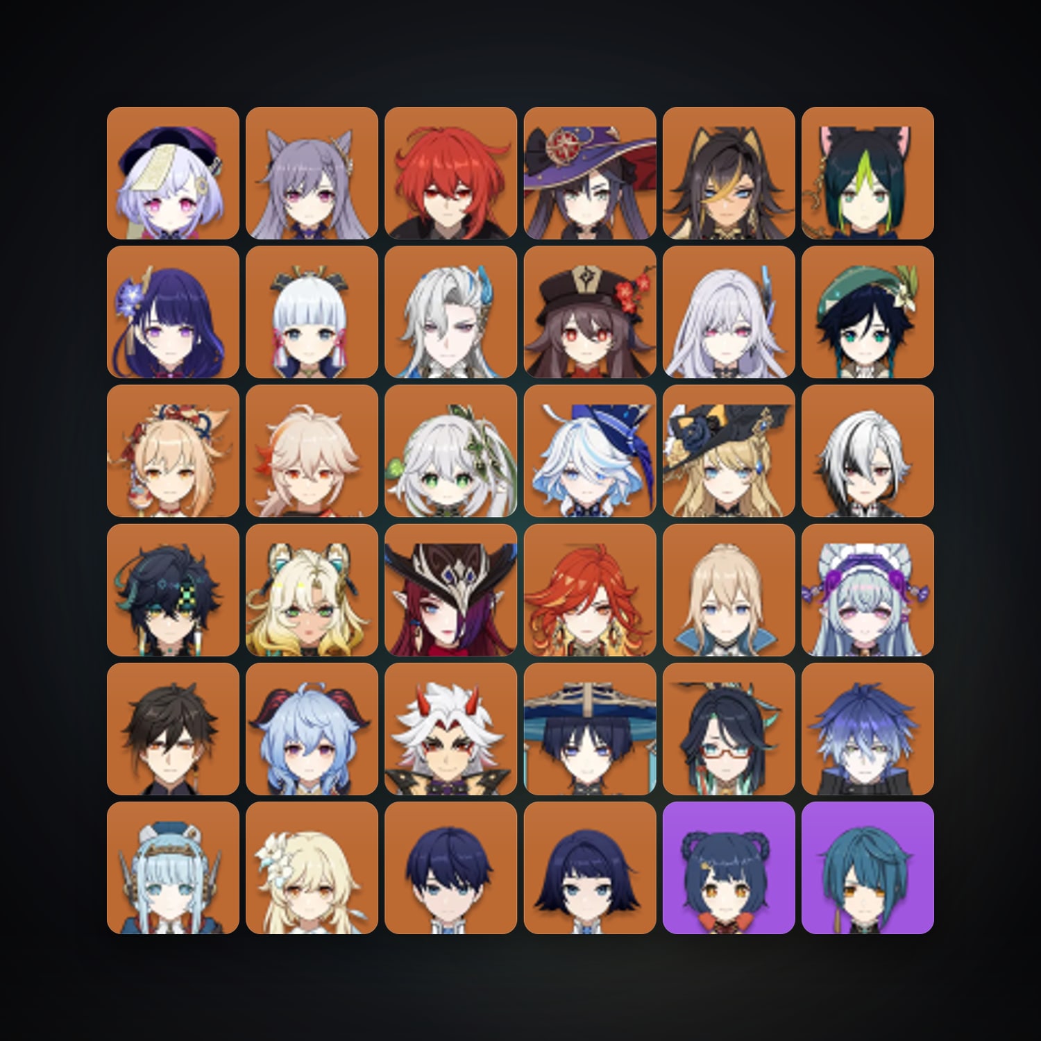 جينشن إمباكت | AR 60 | 81 شخصية | 31× 5★ — HabibiAccounts
