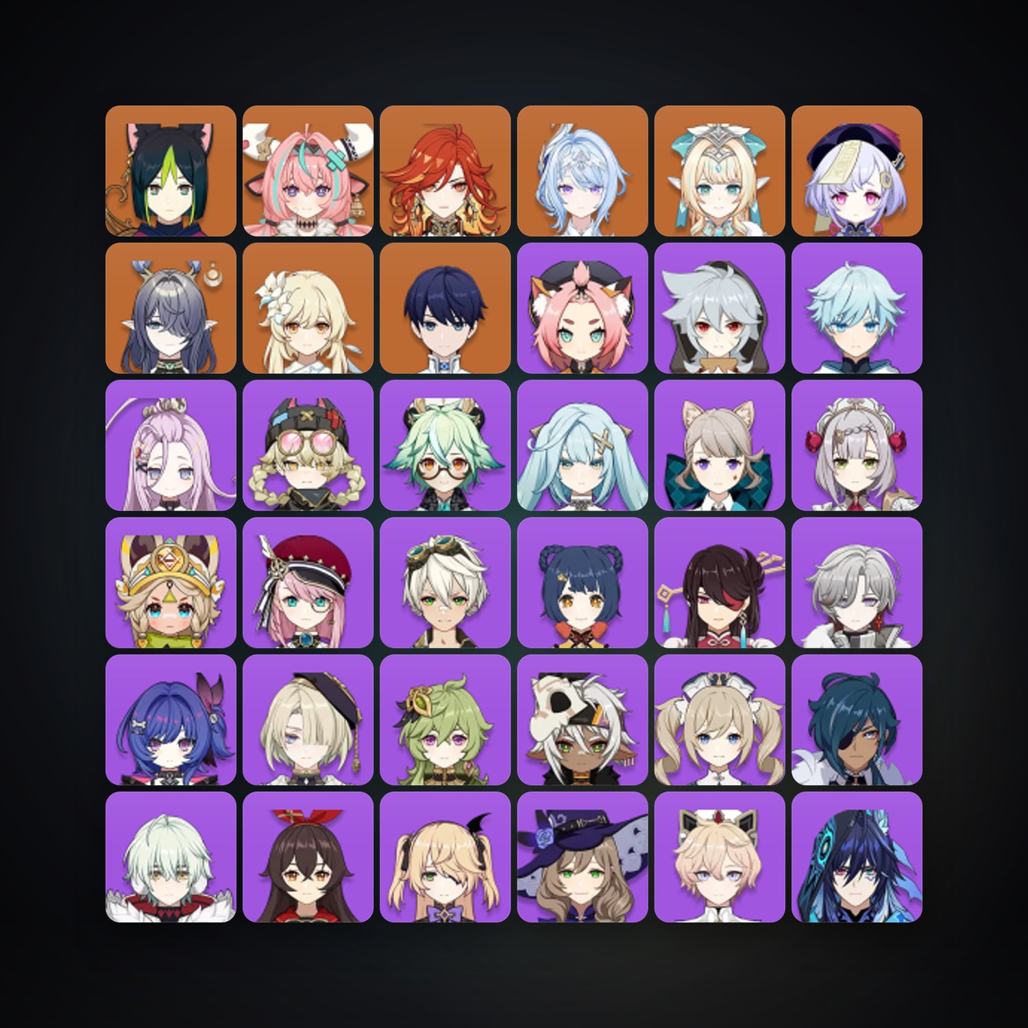 Genshin Impact | AR 55 | 39 Chars | 7× 5★ — Genshin / miHoYo Account · 262712192 — HabibiAccounts