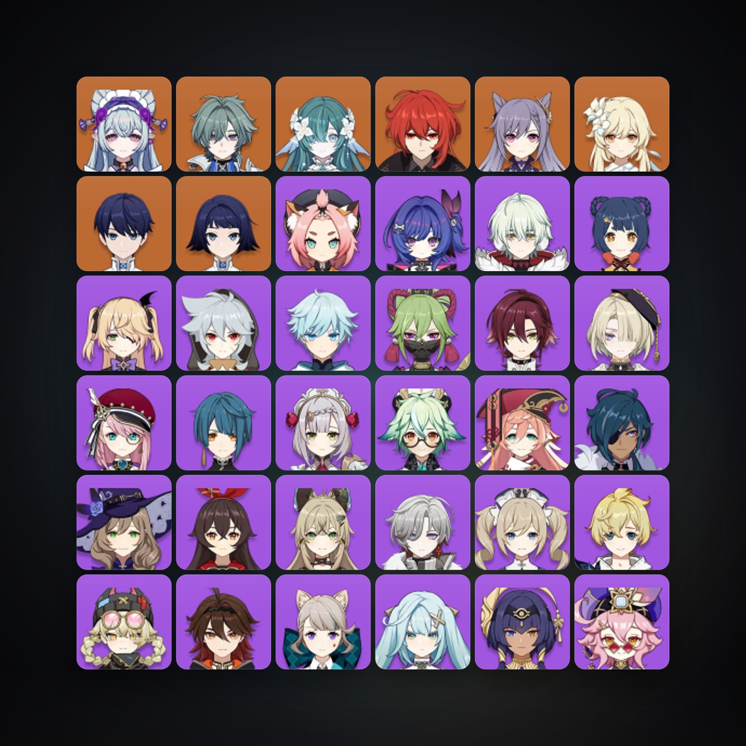 Genshin Impact | AR 50 | 38 Chars | 5× 5★ — HabibiAccounts