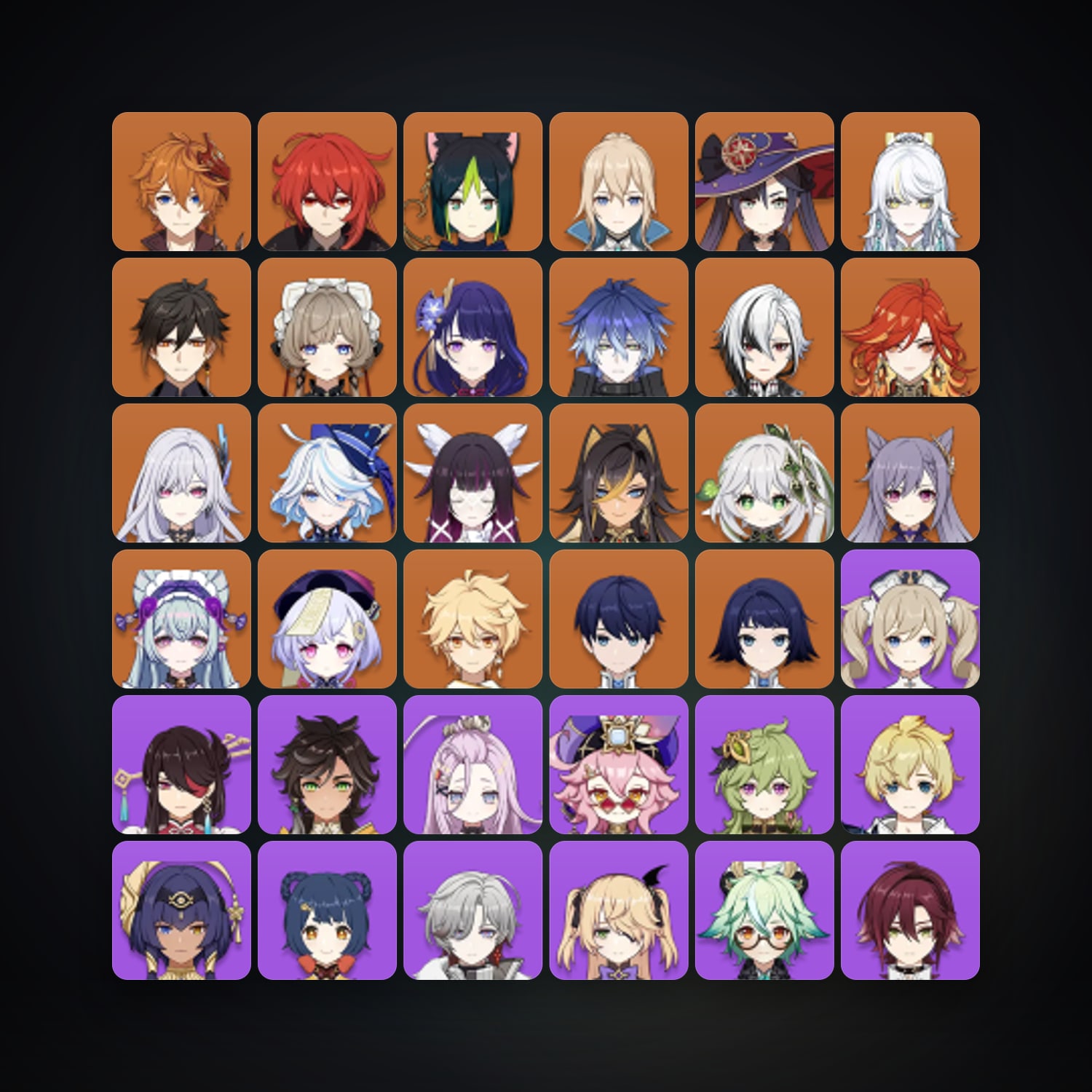Genshin Impact | AR 58 | 69 Chars | 20× 5★ — HabibiAccounts