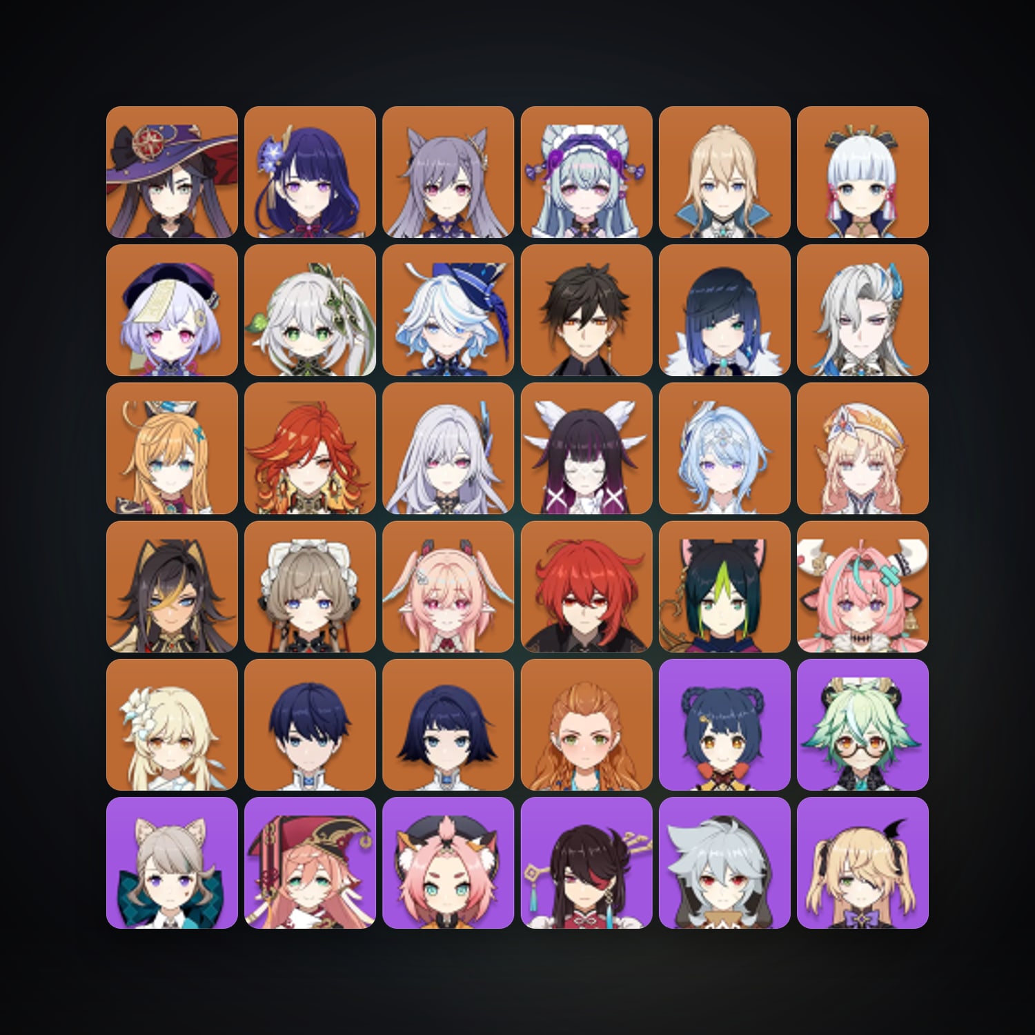 Genshin Impact | AR 60 | 78 Chars | 24× 5★ — HabibiAccounts