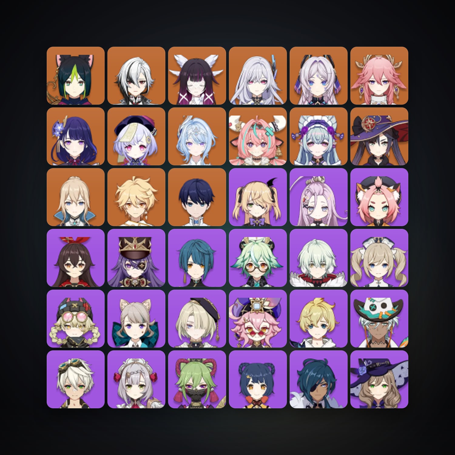 Genshin Impact | AR 56 | 59 Chars | 13× 5★ — HabibiAccounts