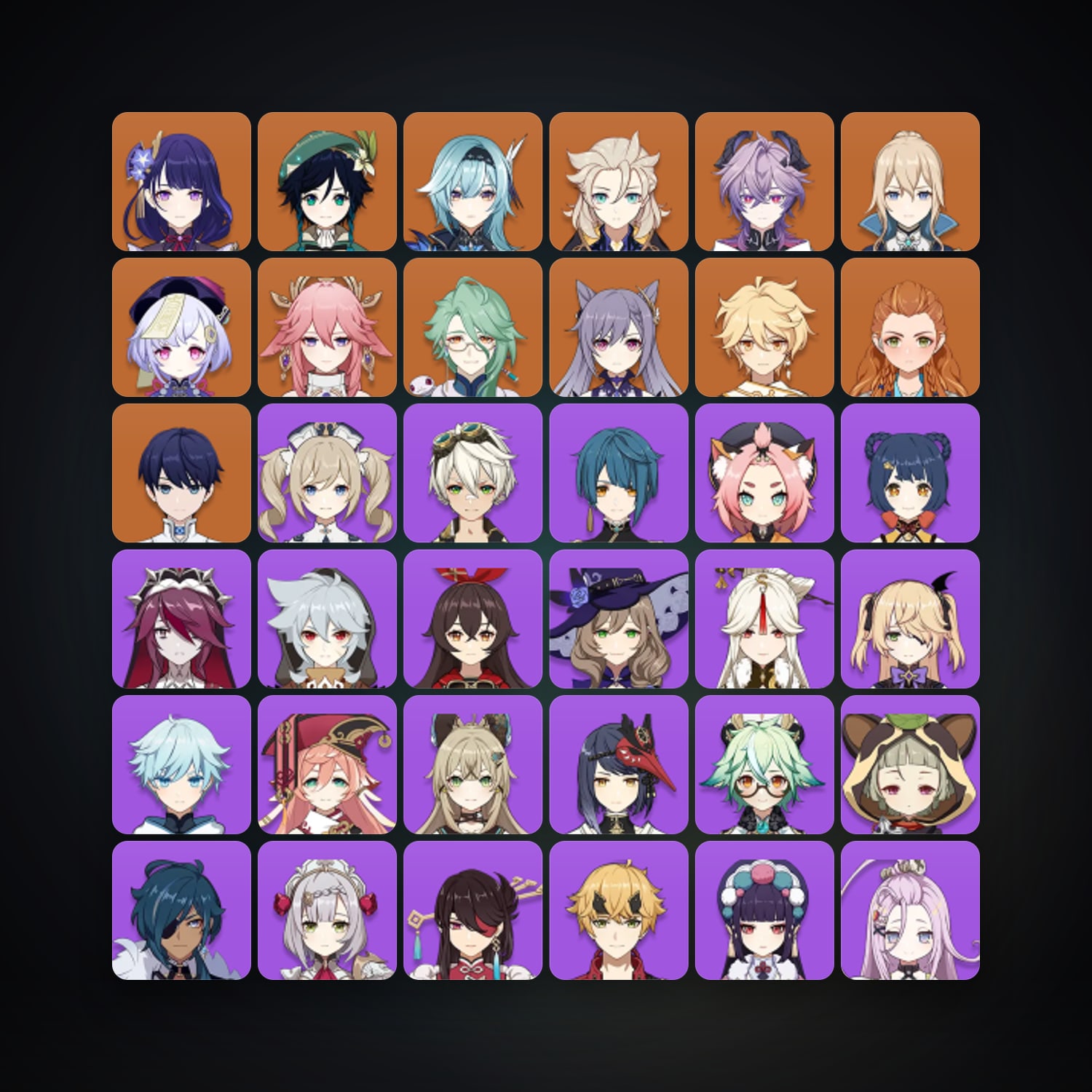 Genshin Impact | AR 57 | 46 Chars | 10× 5★ — HabibiAccounts
