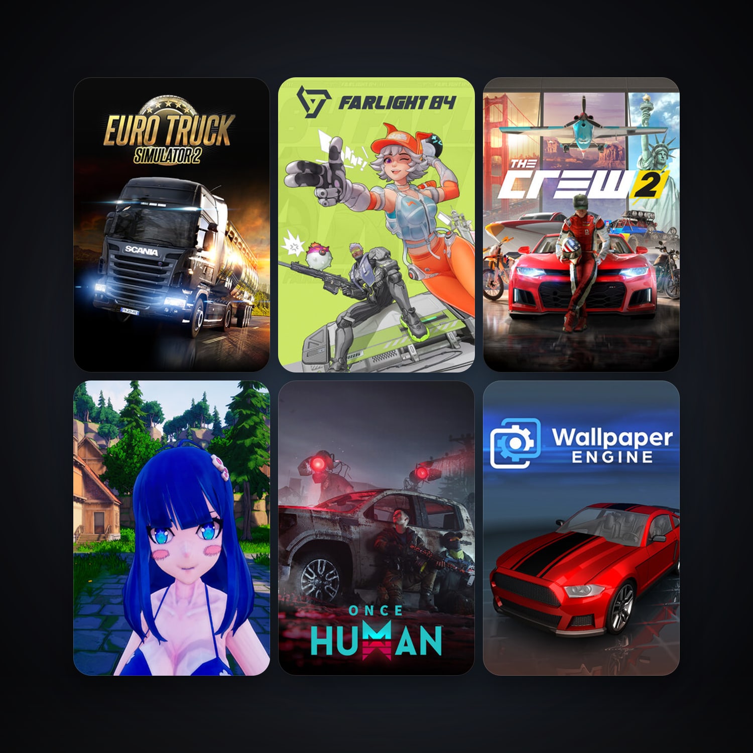 Euro Truck Simulator 2 + American Truck Simulator, 17 games, clean — HabibiAccounts