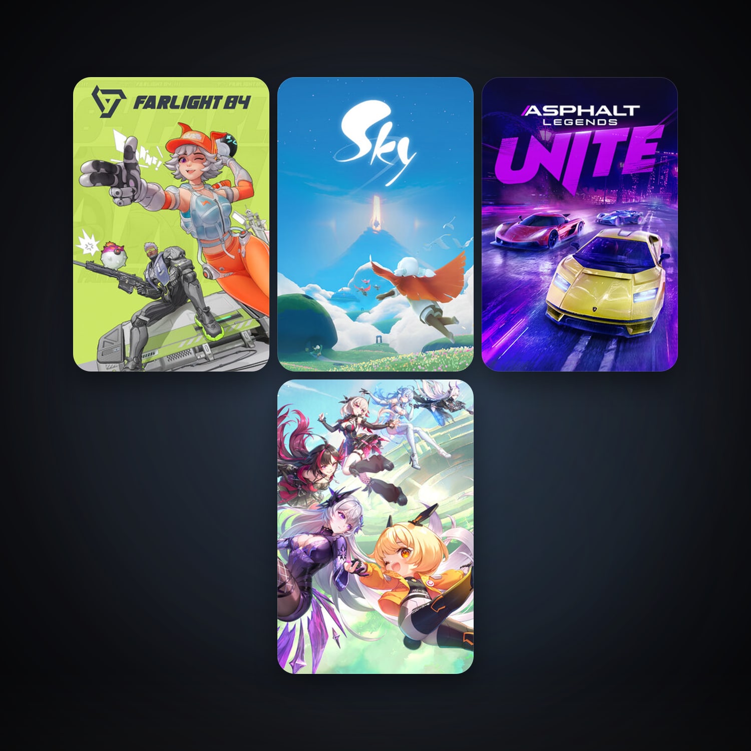 Eternal Return + Asphalt Legends Unite, 8 games, clean — HabibiAccounts