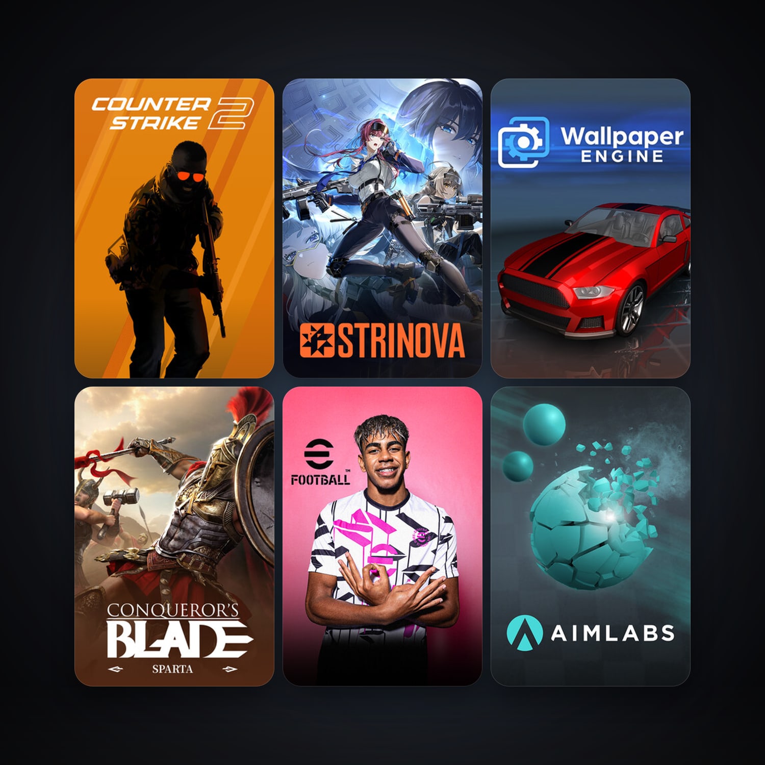 CS2 Prime + Wallpaper Engine, 13 games, clean — HabibiAccounts
