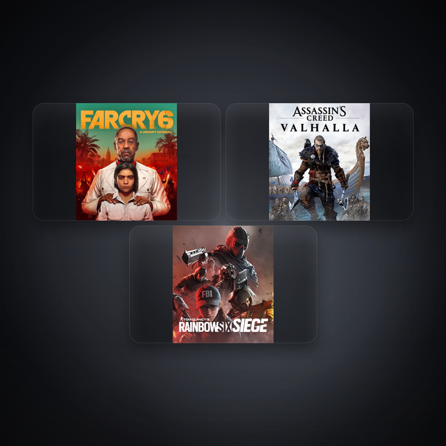 Ubisoft Far Cry 6 + Assassin's Creed Valhalla — FR — 3 games — HabibiAccounts