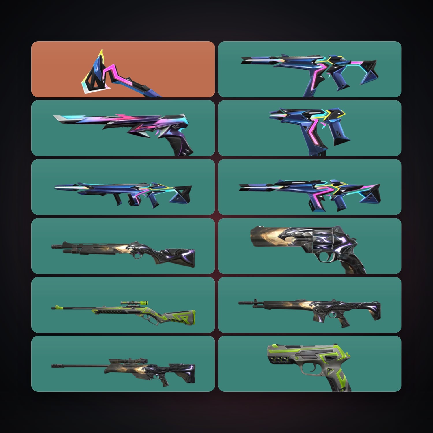 AP Silver 1 locker — 1 knives, 13 skins, lvl 45 · 262724207 — HabibiAccounts