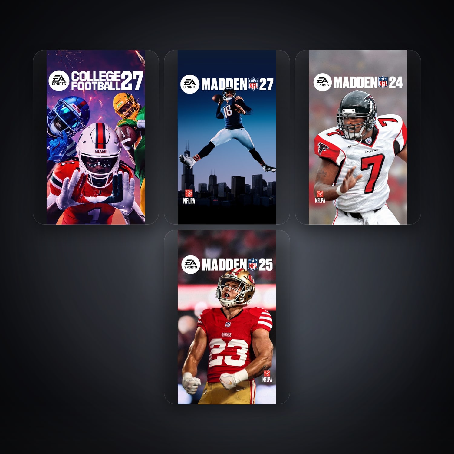 EA EA Sports College Football 27 + EA Sports Madden NFL 27 — US — 5 games — HabibiAccounts