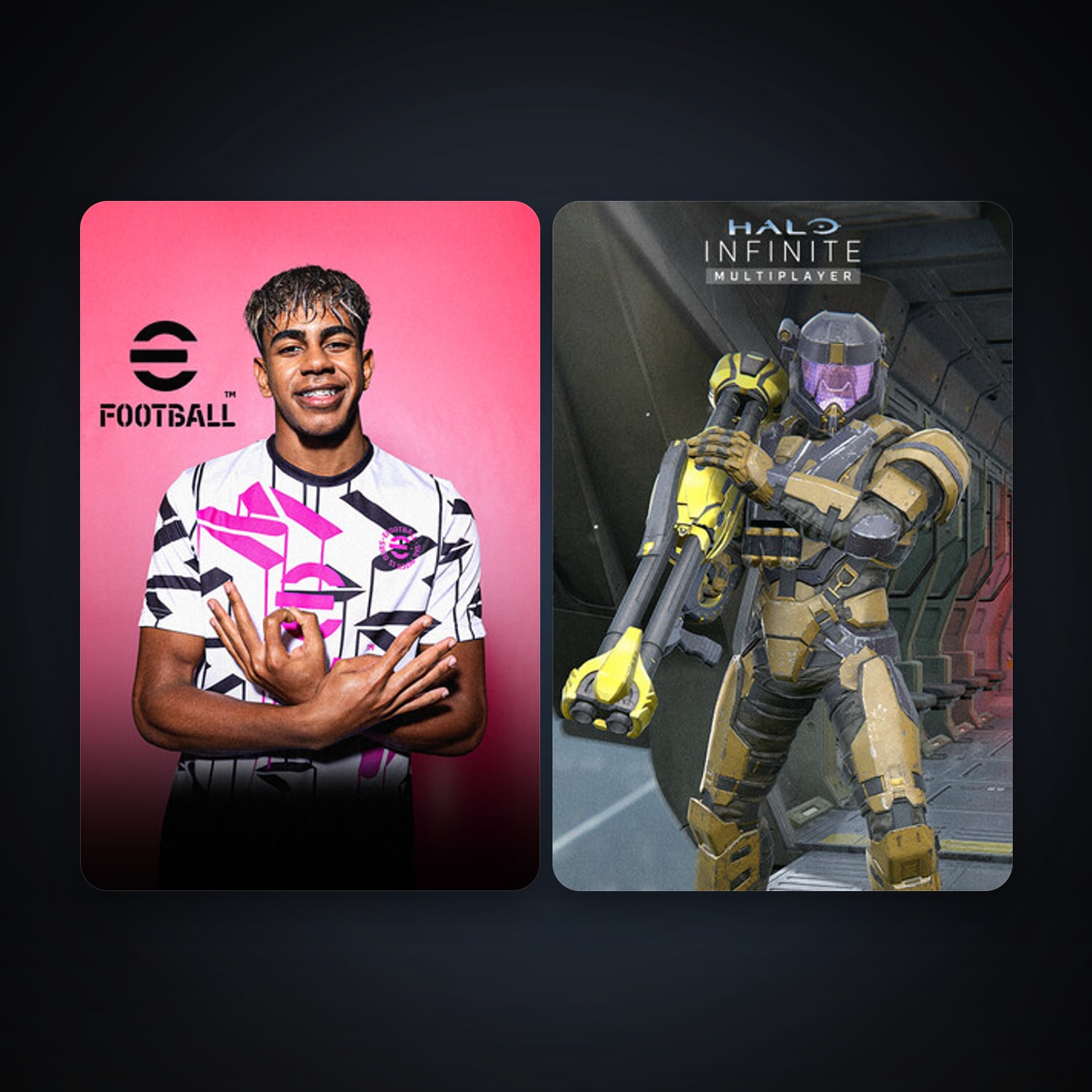 Halo Infinite + eFootball 2024, 5 games, clean — HabibiAccounts