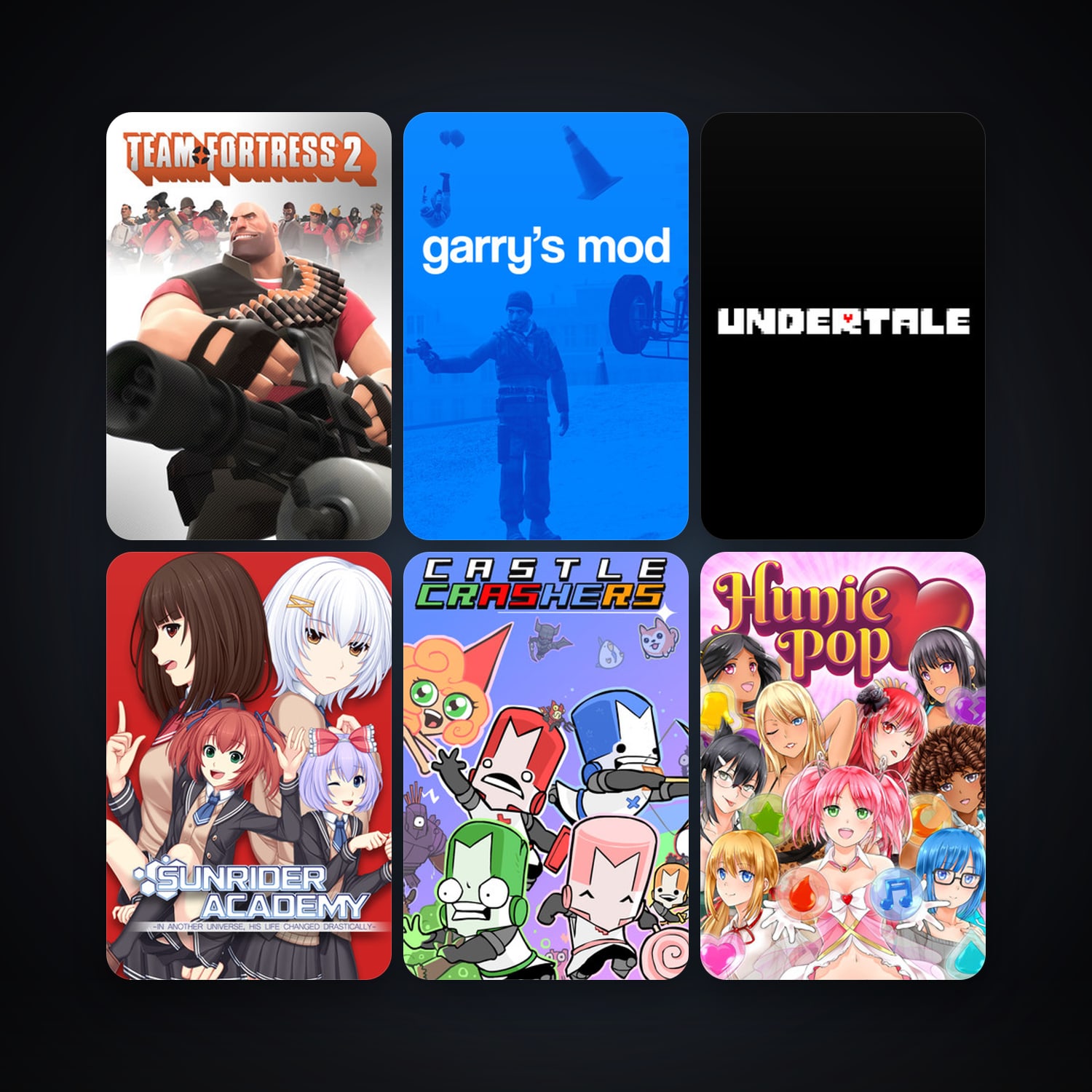 Team Fortress 2 + Garry's Mod, 30 games, Steam 10, clean — HabibiAccounts