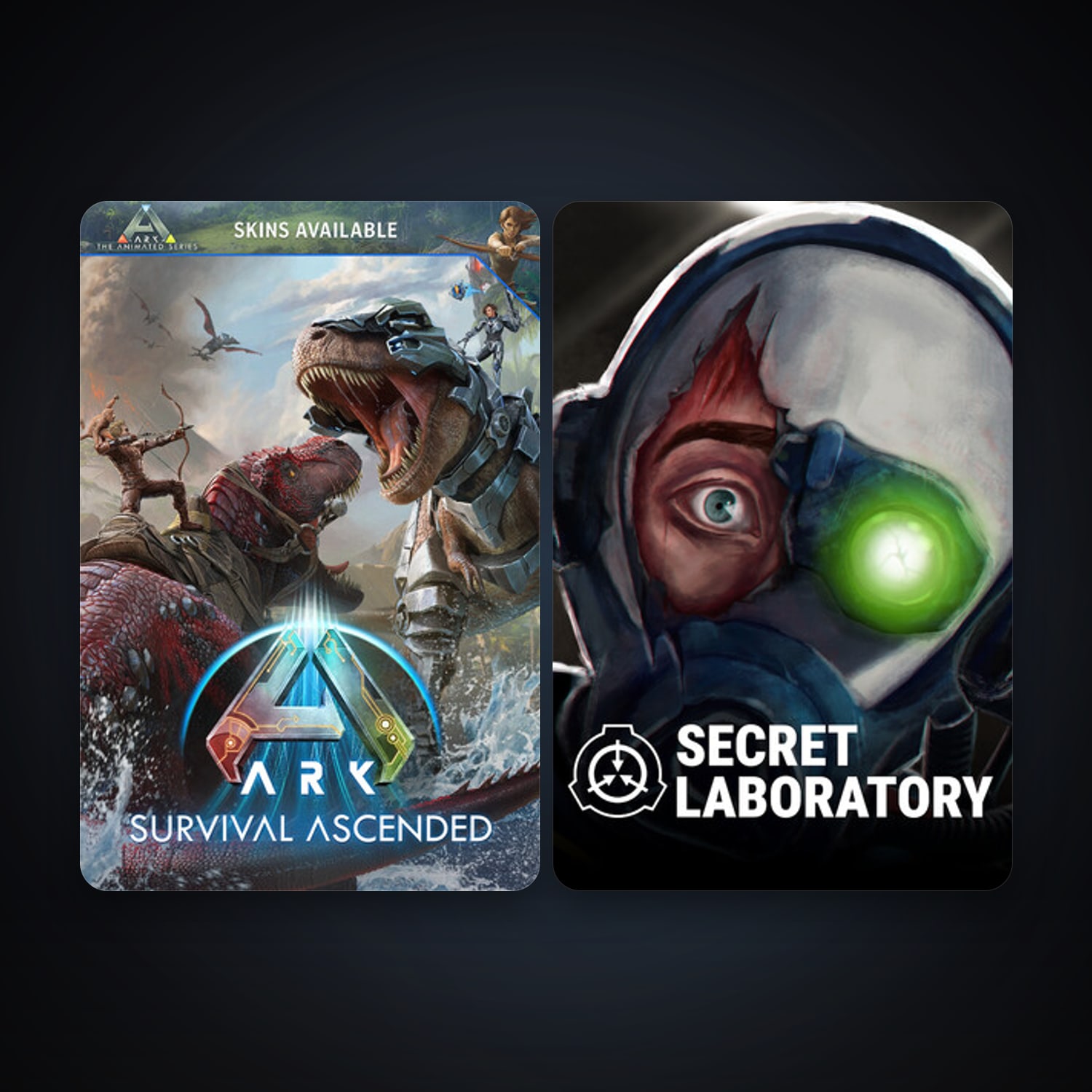 SCP: Secret Laboratory + ARK: Survival Ascended, 3 games, clean — HabibiAccounts
