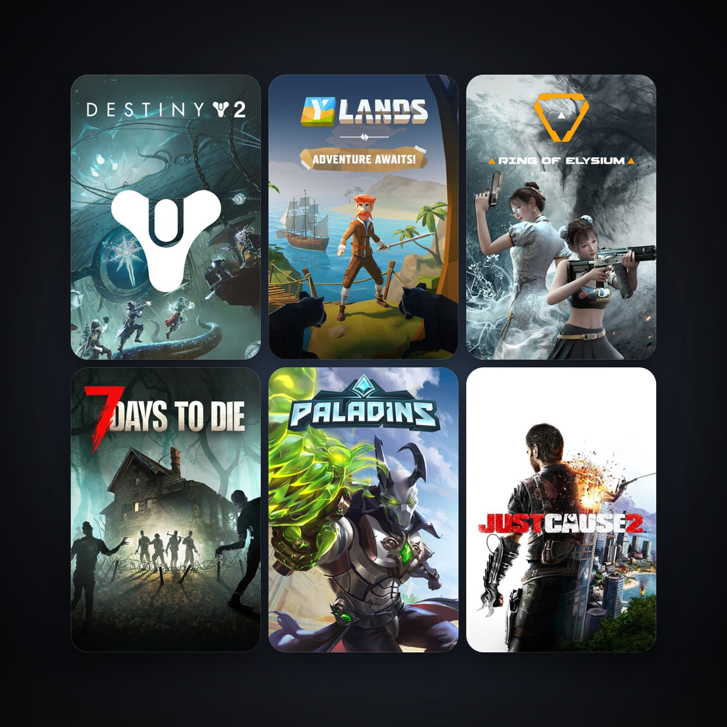 Free CS2 (No Prime) + Just Cause 2, 10 games, clean — HabibiAccounts