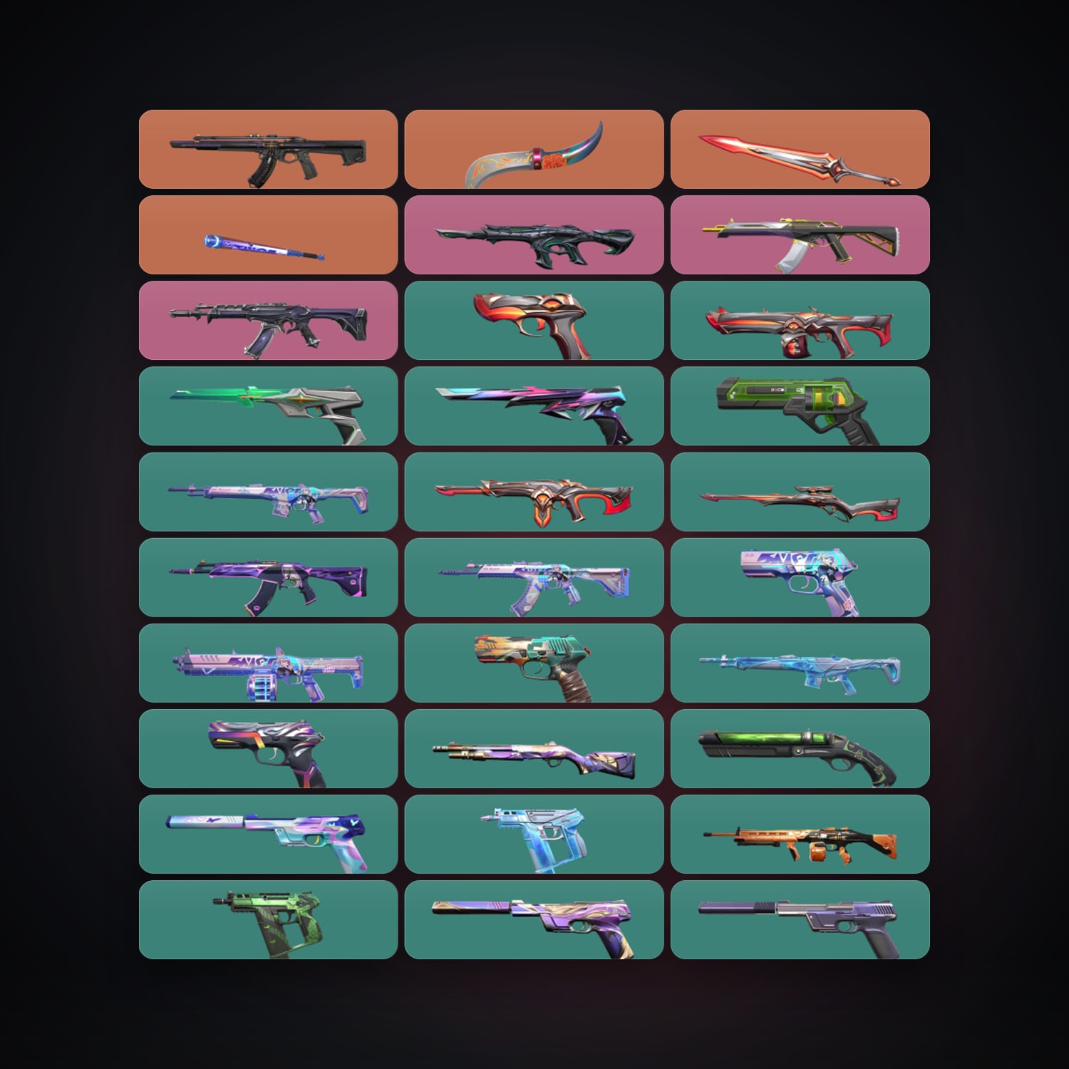 AP Gold 2 locker — 3 knives, 50 skins, lvl 283 — HabibiAccounts