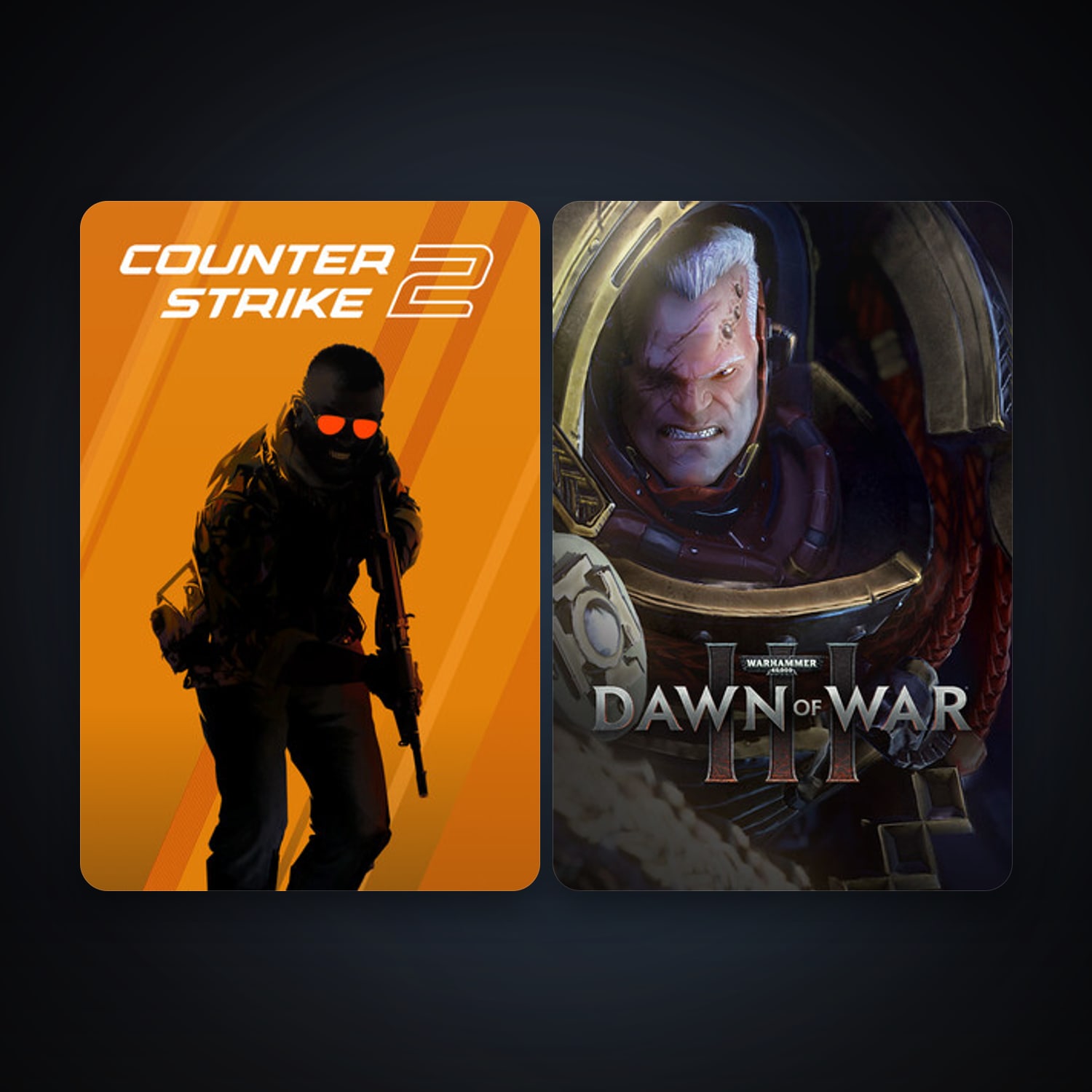 CS2 Prime + Warhammer 40,000: Dawn of War III, 2 games, clean — HabibiAccounts