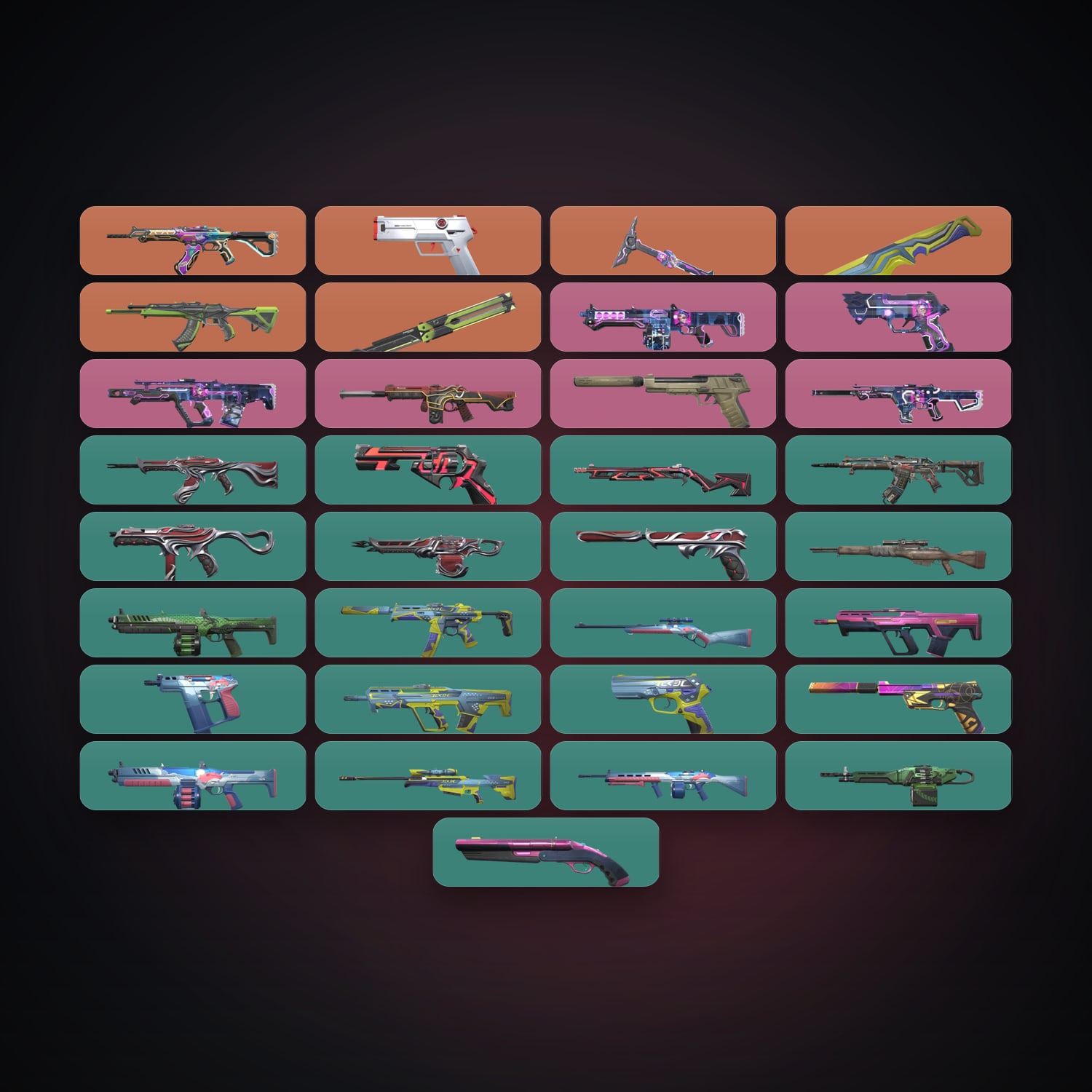 NA locker — 3 knives, 33 skins, lvl 40 — HabibiAccounts