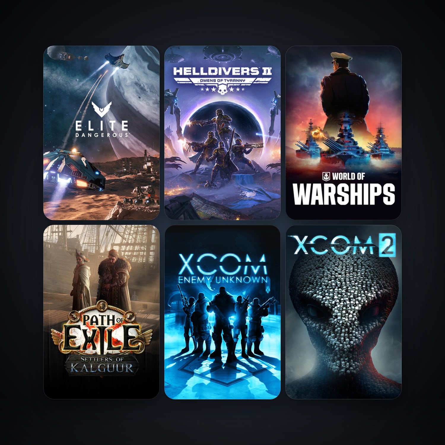 XCOM: Enemy Unknown + Path of Exile, 120 games, Steam 11, clean — HabibiAccounts