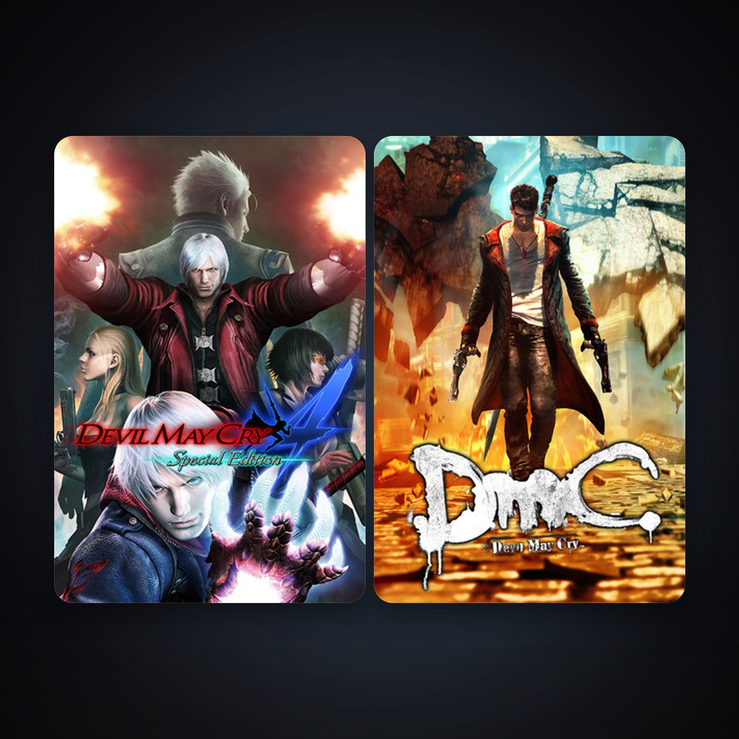 DmC: Devil May Cry + Devil May Cry 4 Special Edition, 3 games, clean — HabibiAccounts