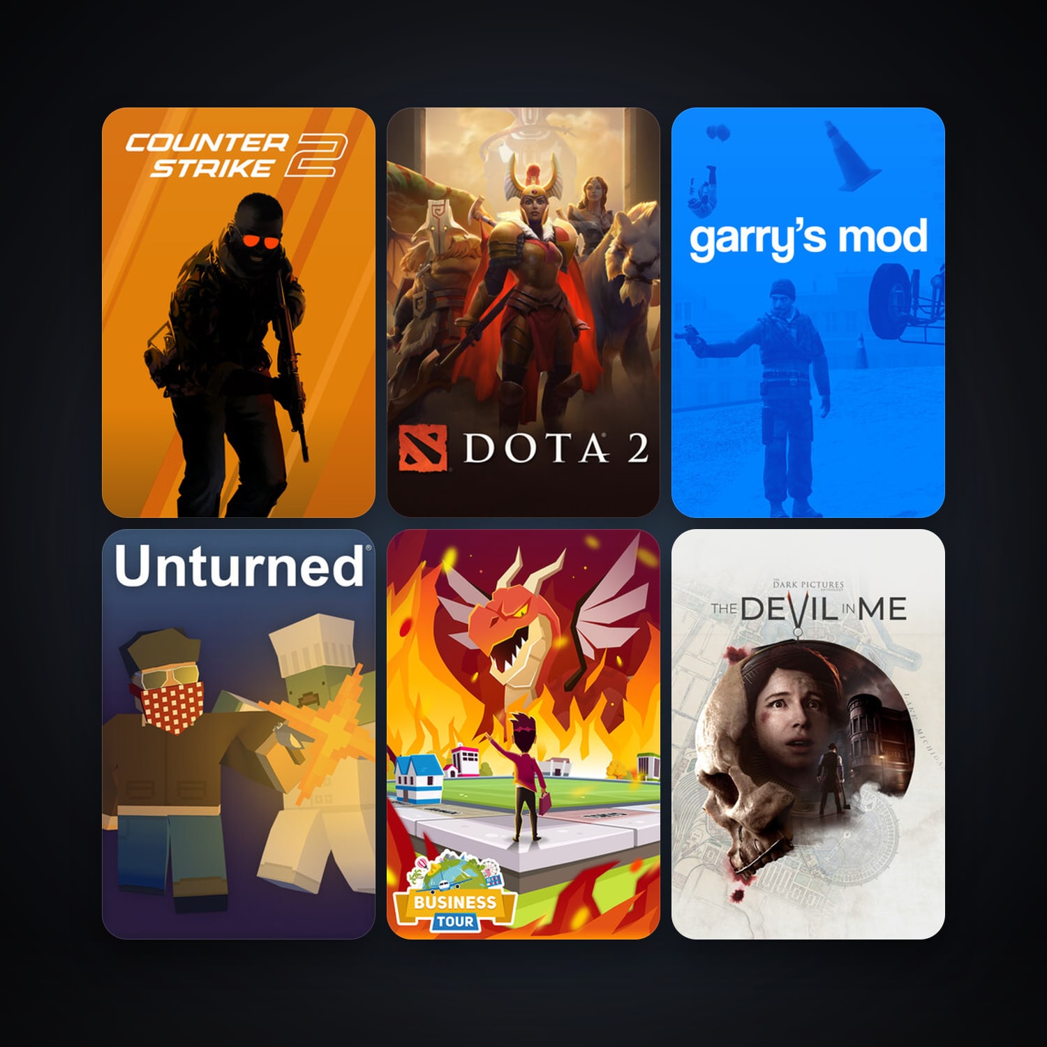 Dota 2 + CS2 Prime, 14 games, clean · 262736524 — HabibiAccounts