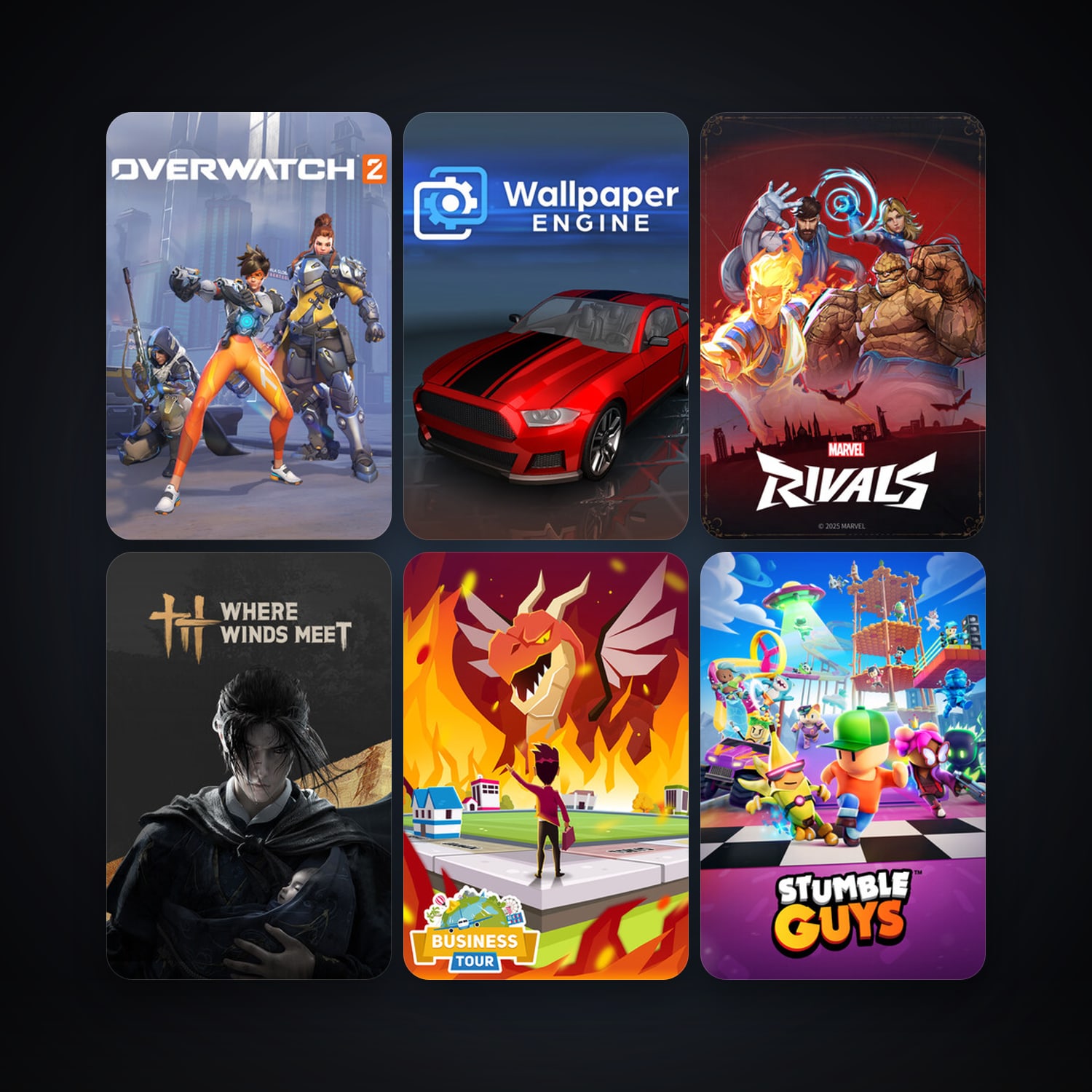 Business Tour - Board Game with Online Multiplayer + Wallpaper Engine, 27 games, clean — HabibiAccounts