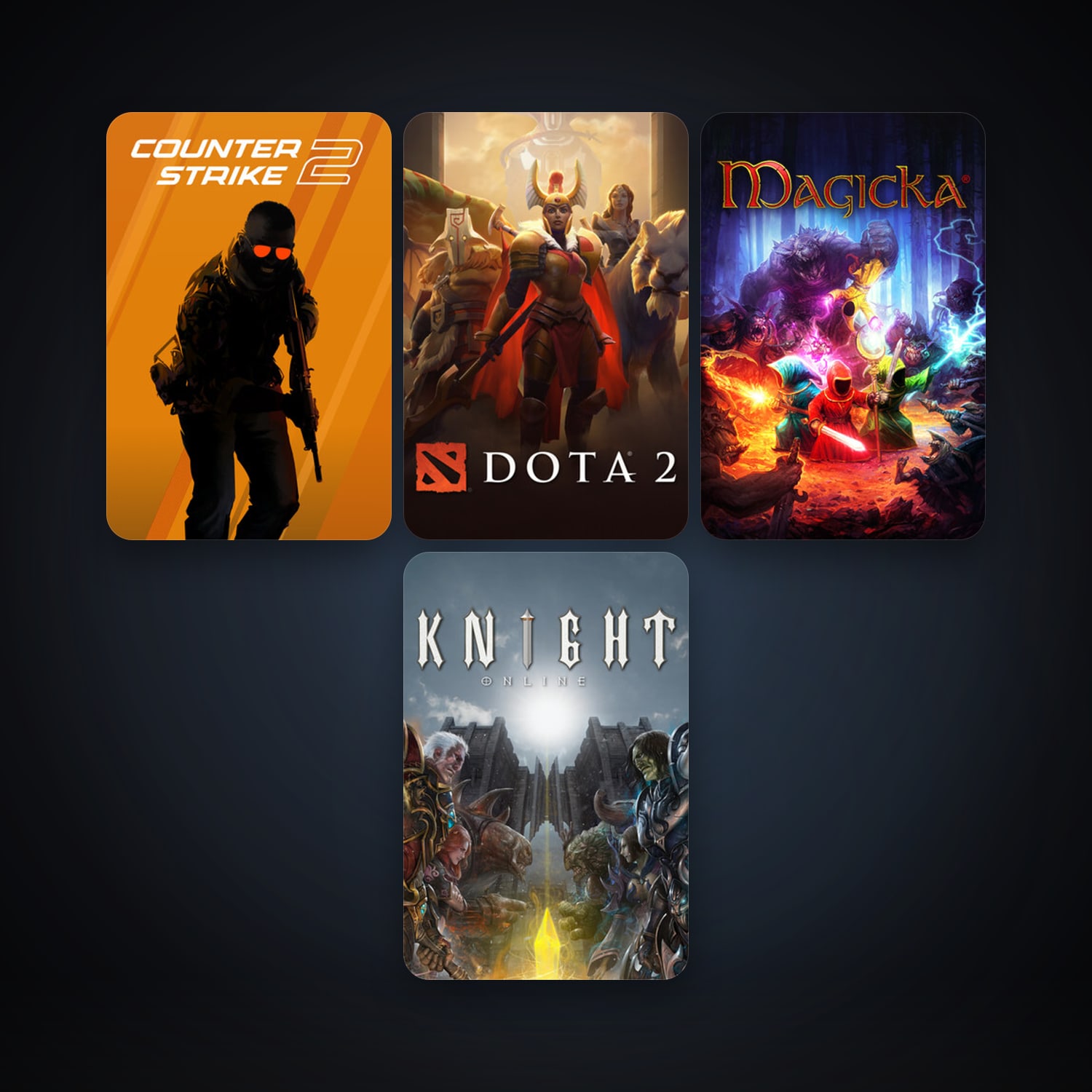 Dota 2 + CS2 Prime, 5 games, clean — HabibiAccounts
